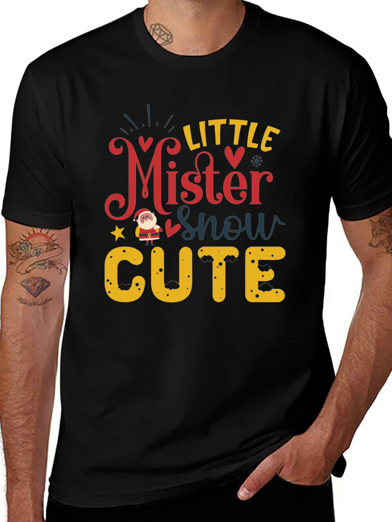 Variant 8 of Little Mister Snow Cute Holiday T-Shirt