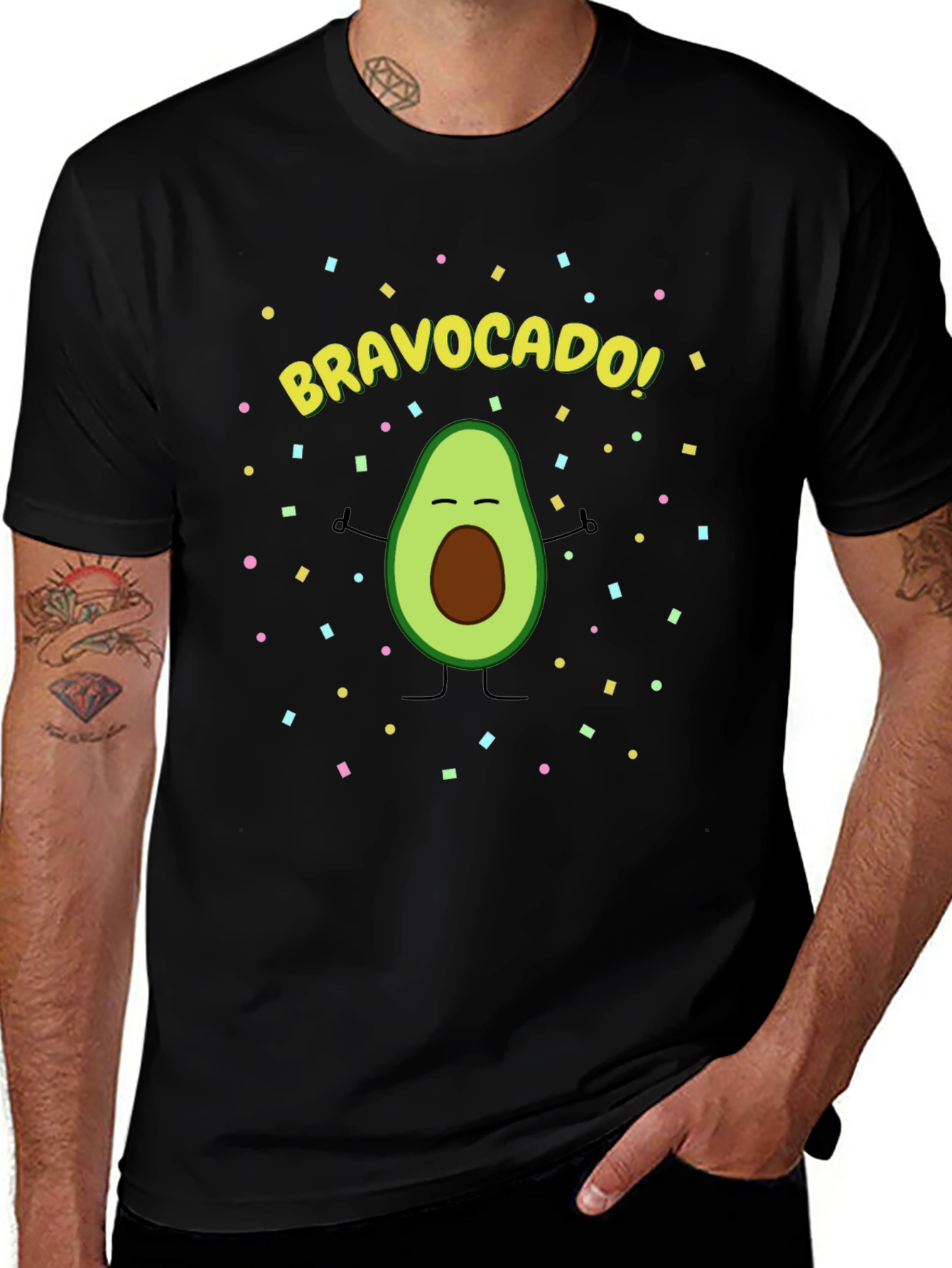 Variant 20 of BravoCado! T-Shirt - Funny Avocado Graphic Tee