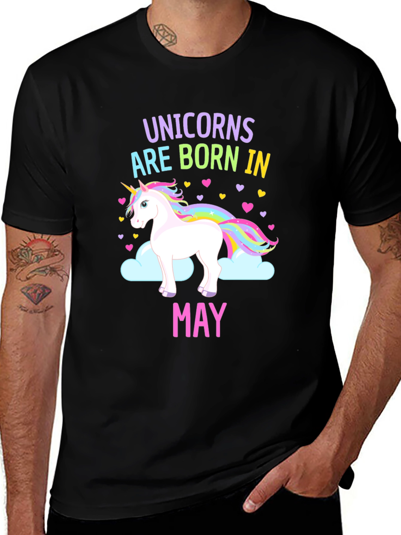 Variant 24 of Unicorns Are Born In May T-Shirt