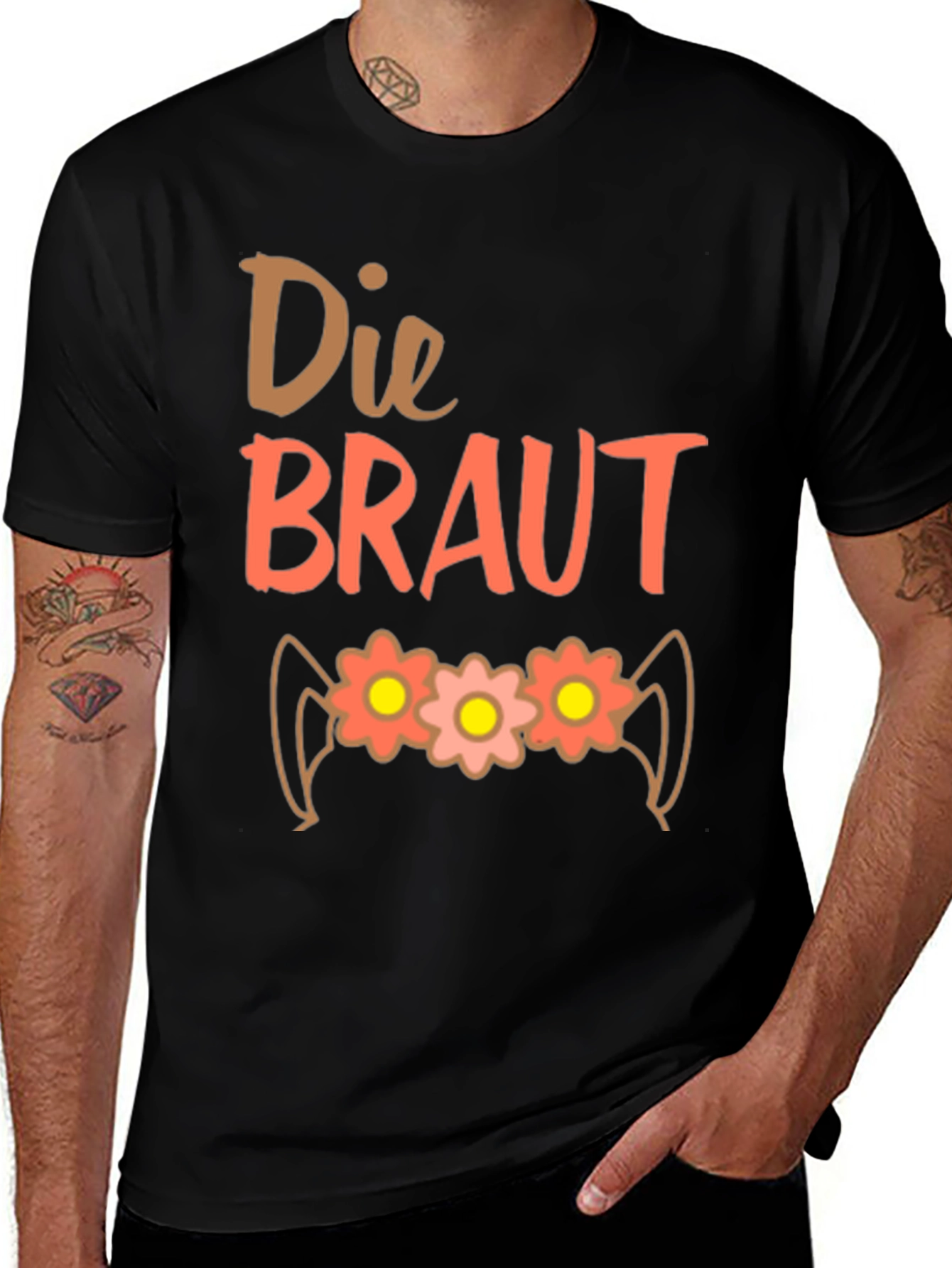 Variant 17 of Die Braut T-Shirt - Bride Hen Party Tee