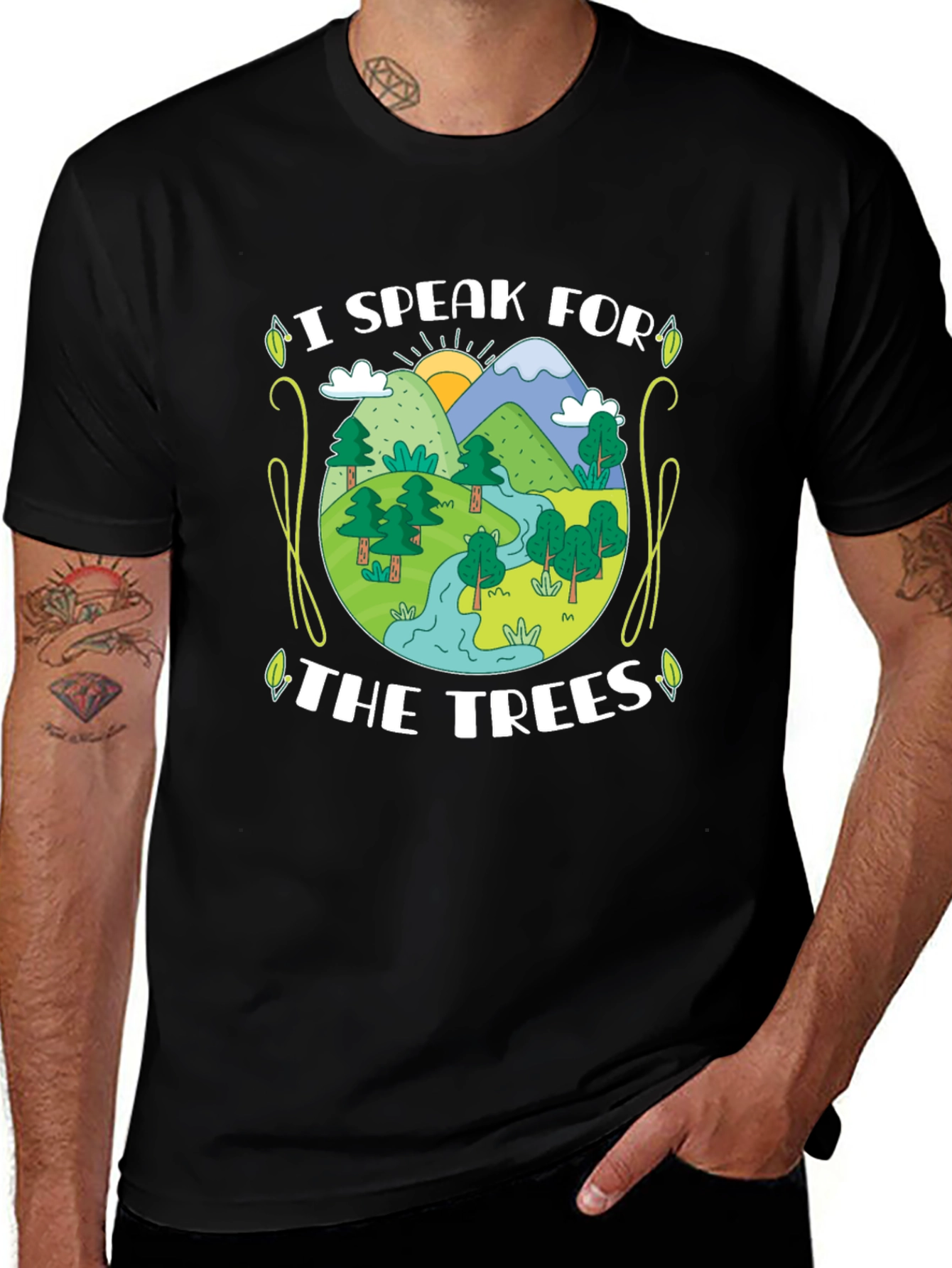 Variant 27 of I Speak for the Trees Graphic T-Shirt
