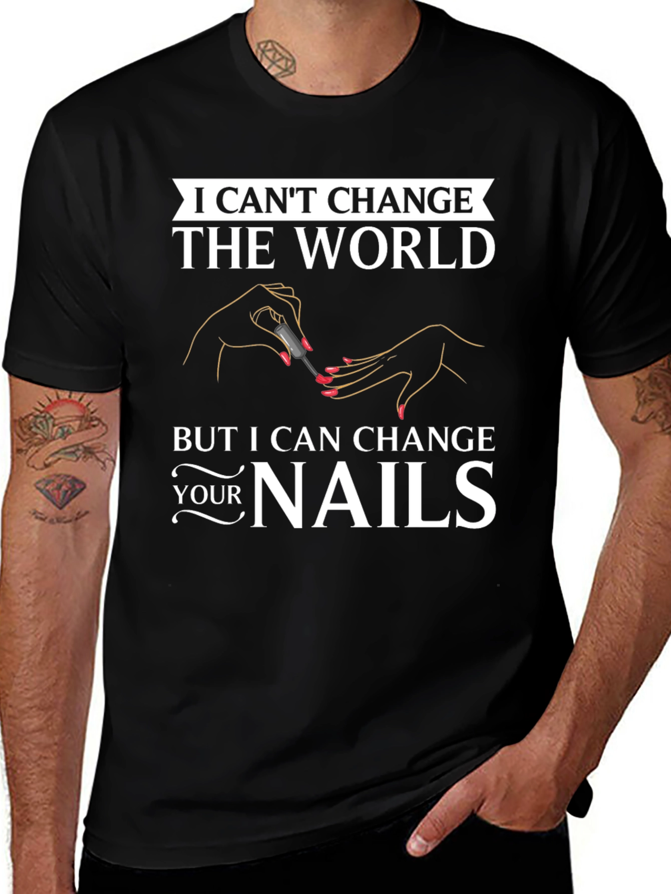 Variant 12 of Nail Technician Graphic T-Shirt