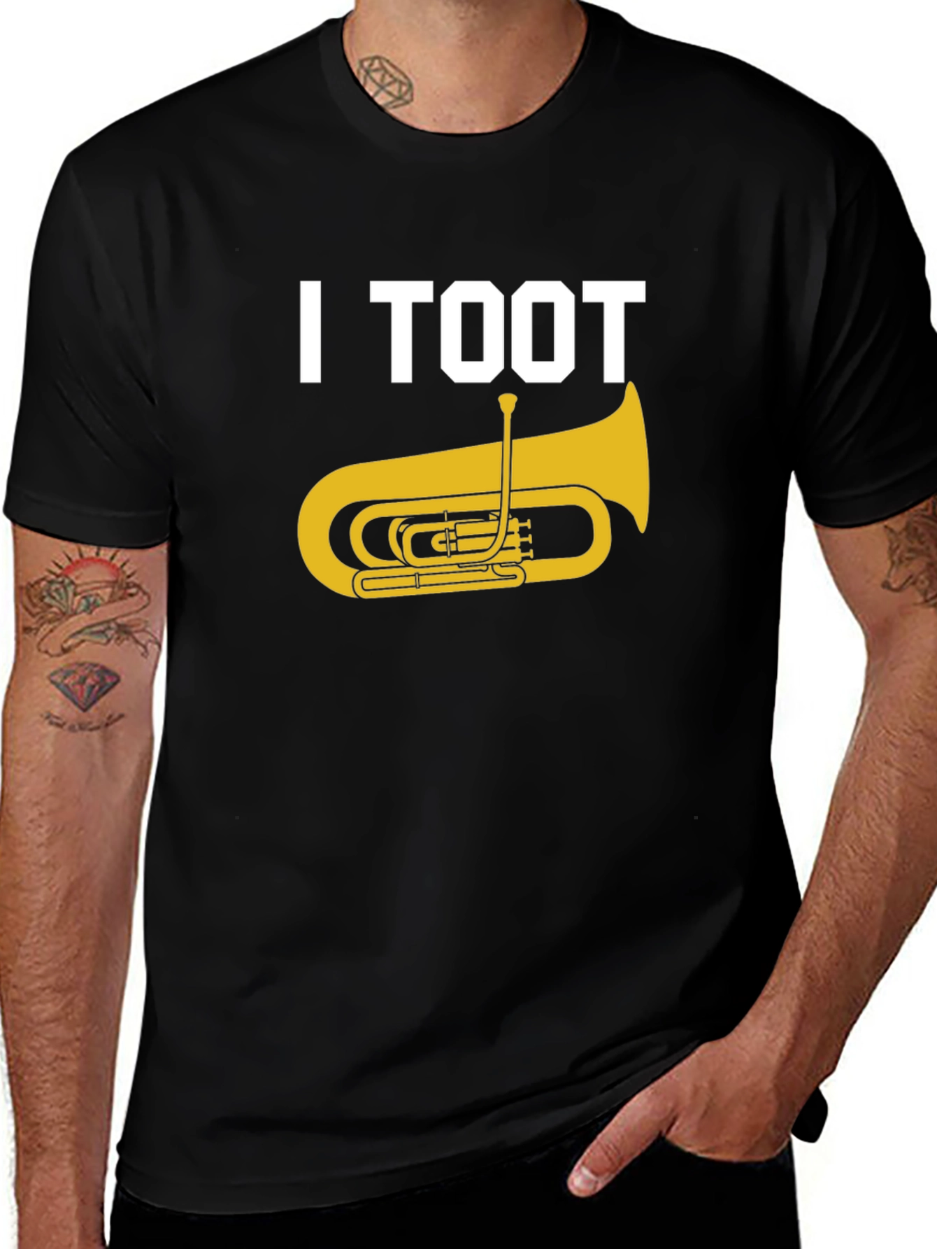 Variant 21 of I Toot Tuba Funny Musician T-Shirt