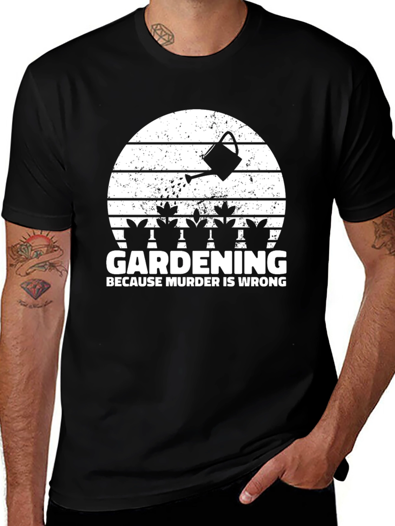 Variant 9 of Gardening Because Murder Is Wrong T-Shirt