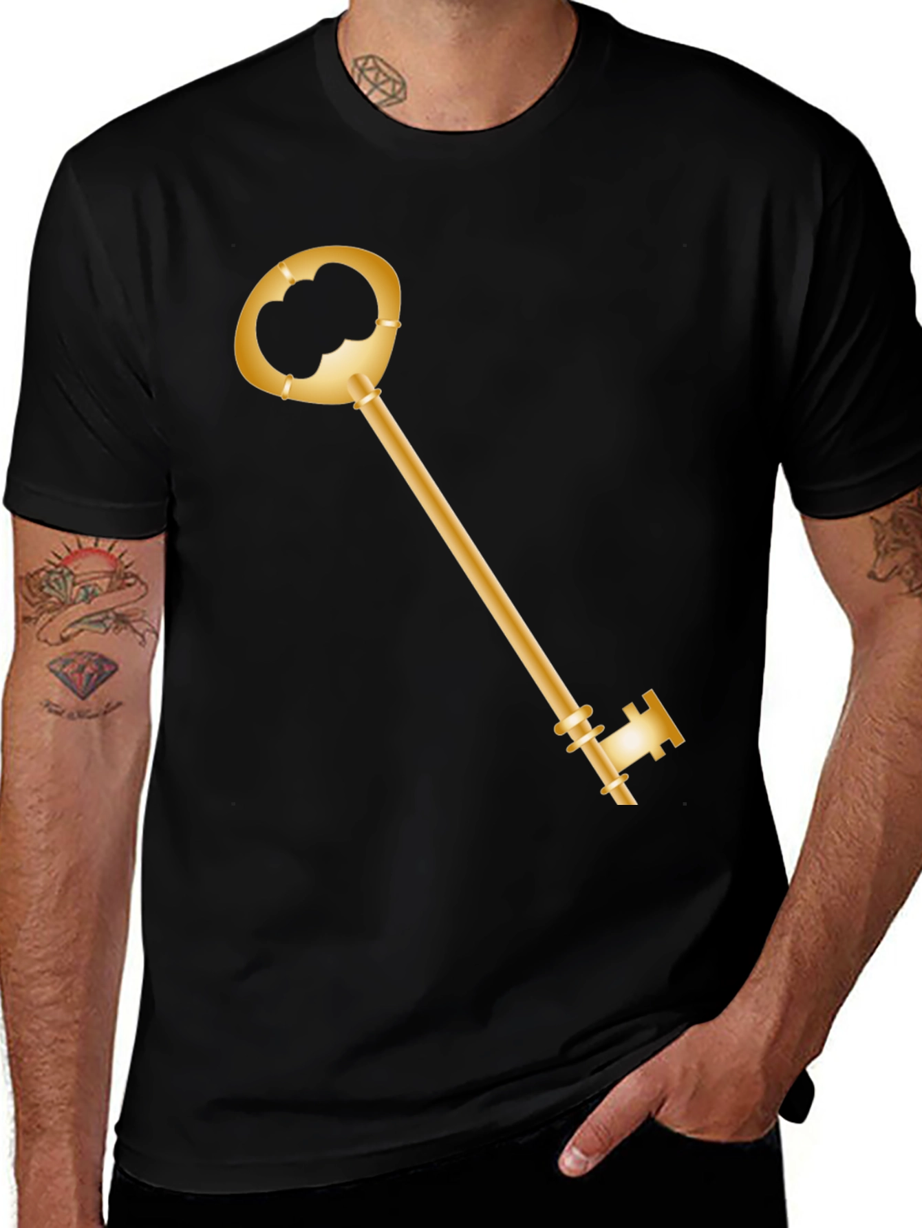 Variant 27 of Key Graphic Tee - Unlock Your Style