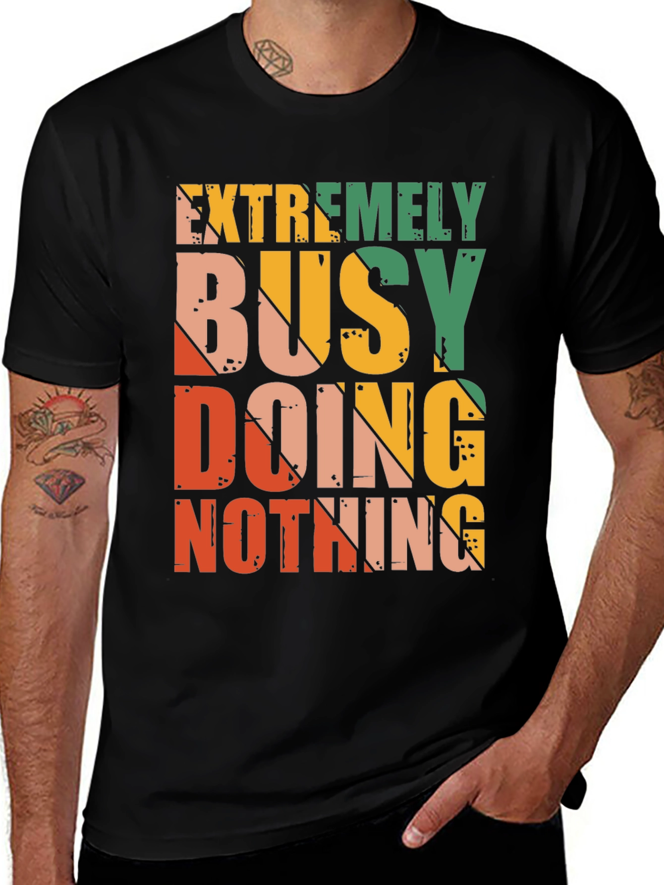 Variant 9 of Extremely Busy Doing Nothing Graphic Tee
