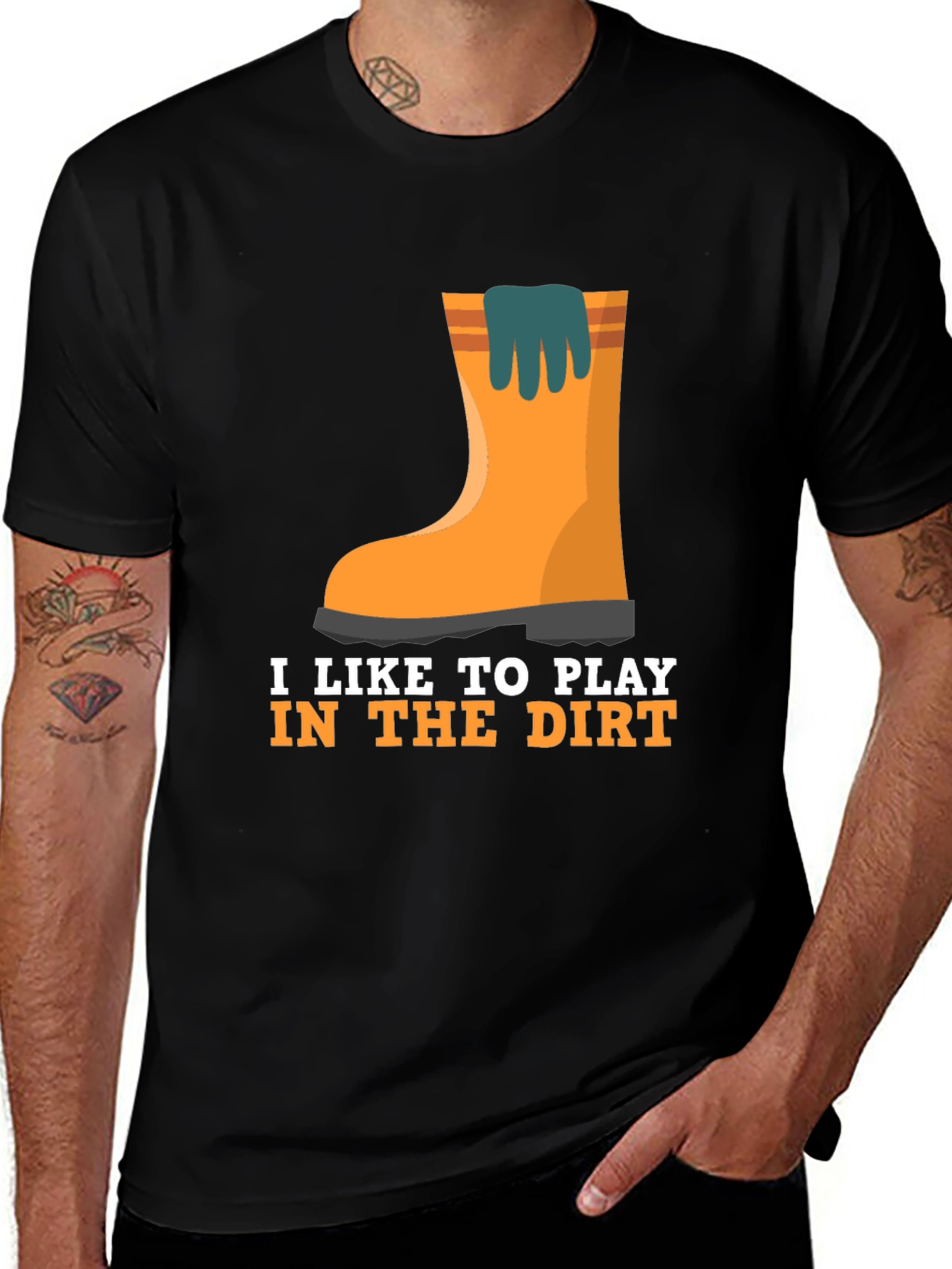 Variant 30 of Play in the Dirt Graphic Tee - Gardening T-Shirt