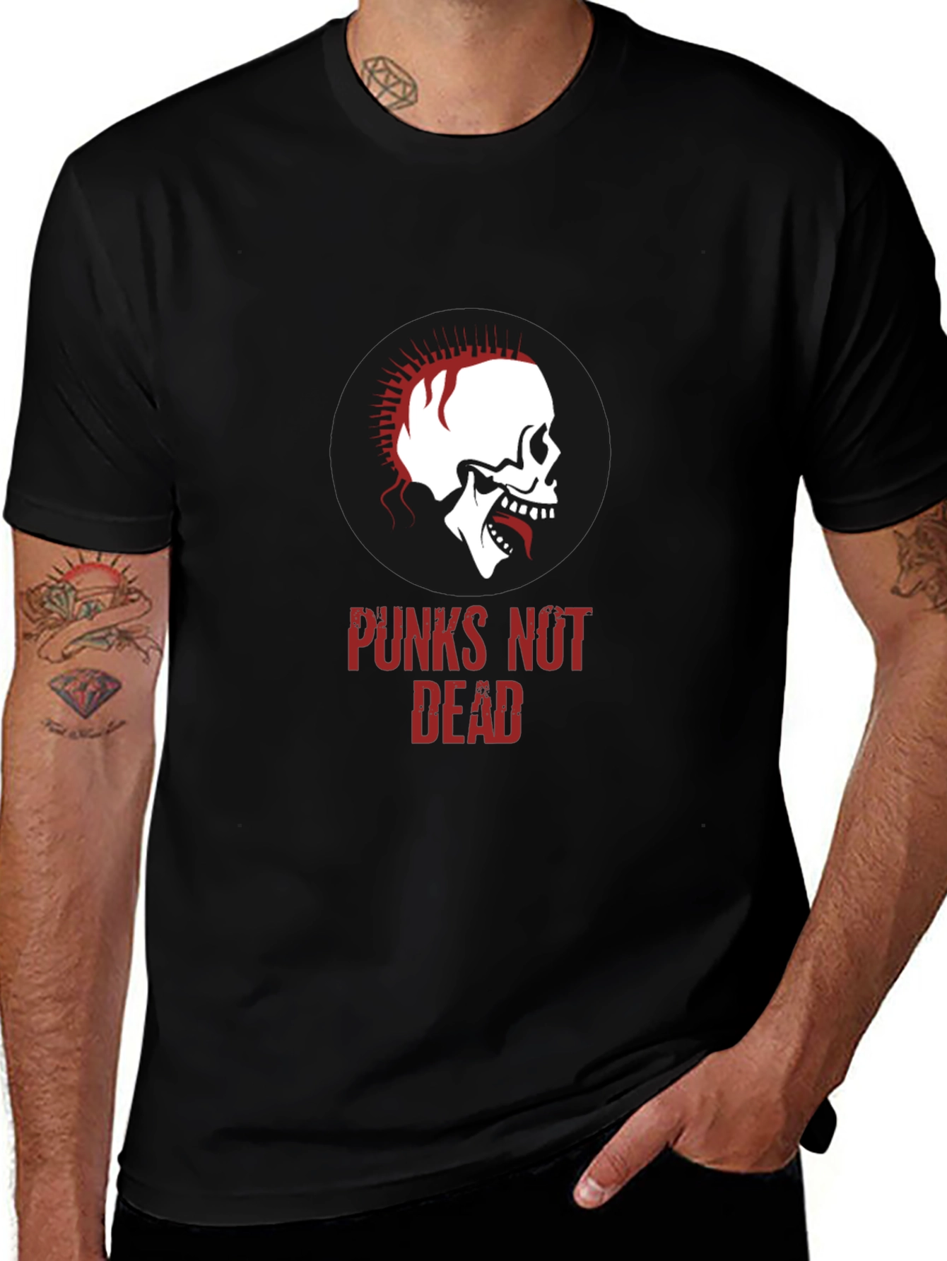 Variant 22 of PunK Not Dead Black T-Shirt