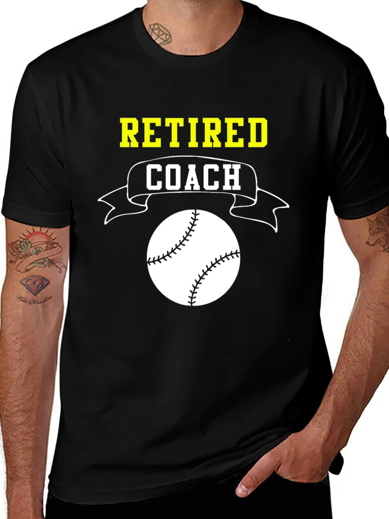 Retired Coach T-Shirt - Baseball Gift