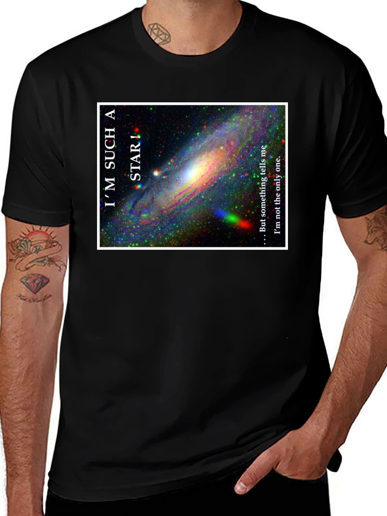 Variant 3 of I'm Such a Star Galaxy Graphic T-Shirt