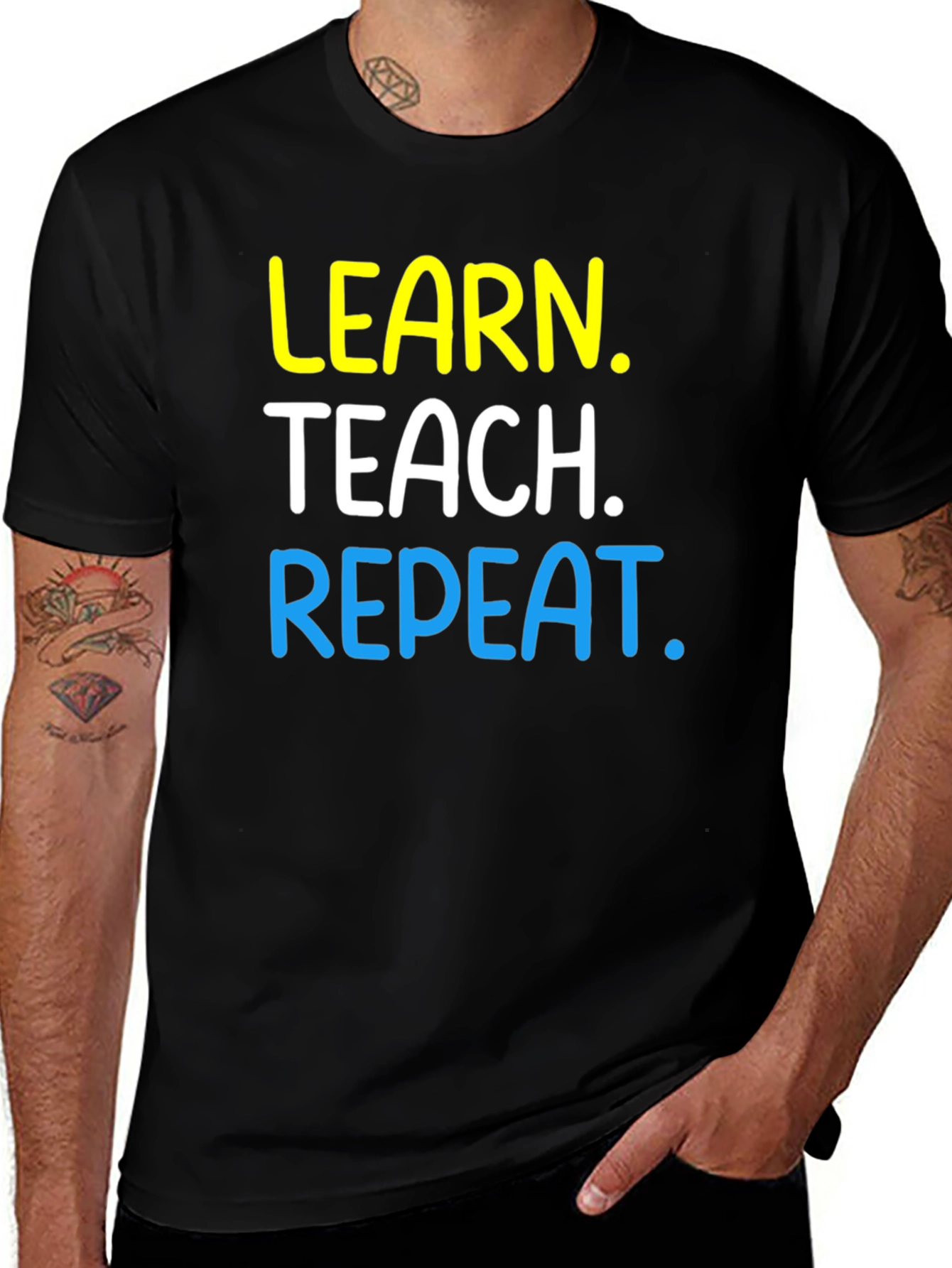Variant 24 of Learn Teach Repeat Graphic T-Shirt