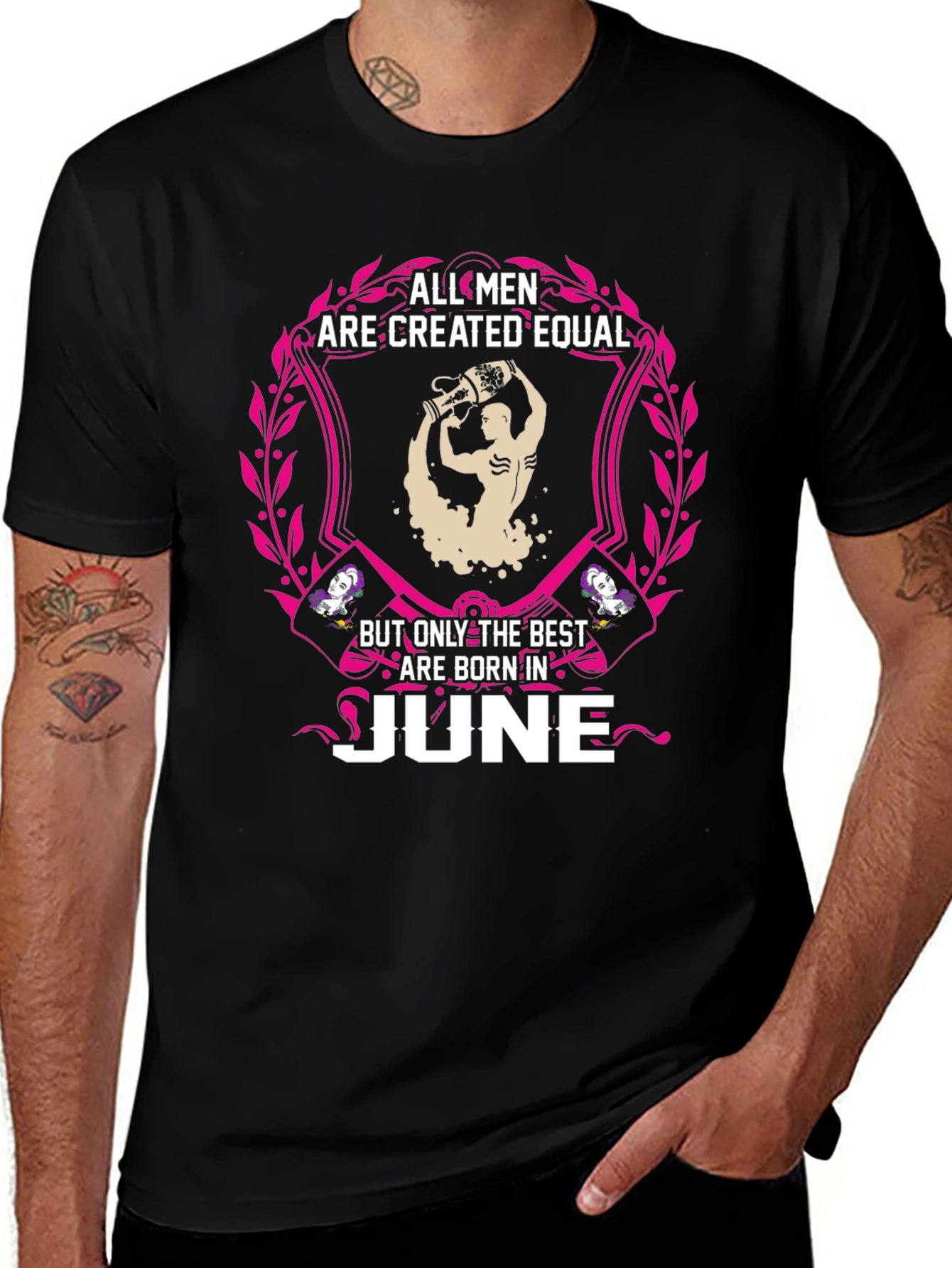 Variant 29 of Men's "Best Born in June" Graphic Tee