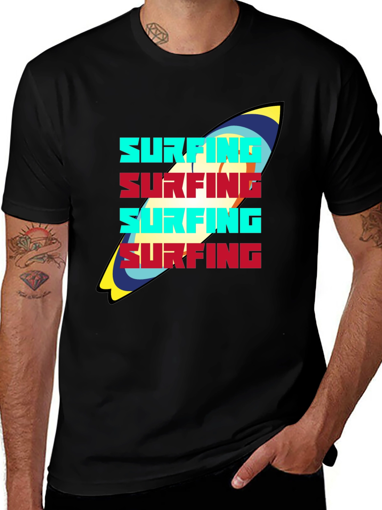 Variant 18 of Surfing Graphic T-Shirt - Stylish & Comfortable