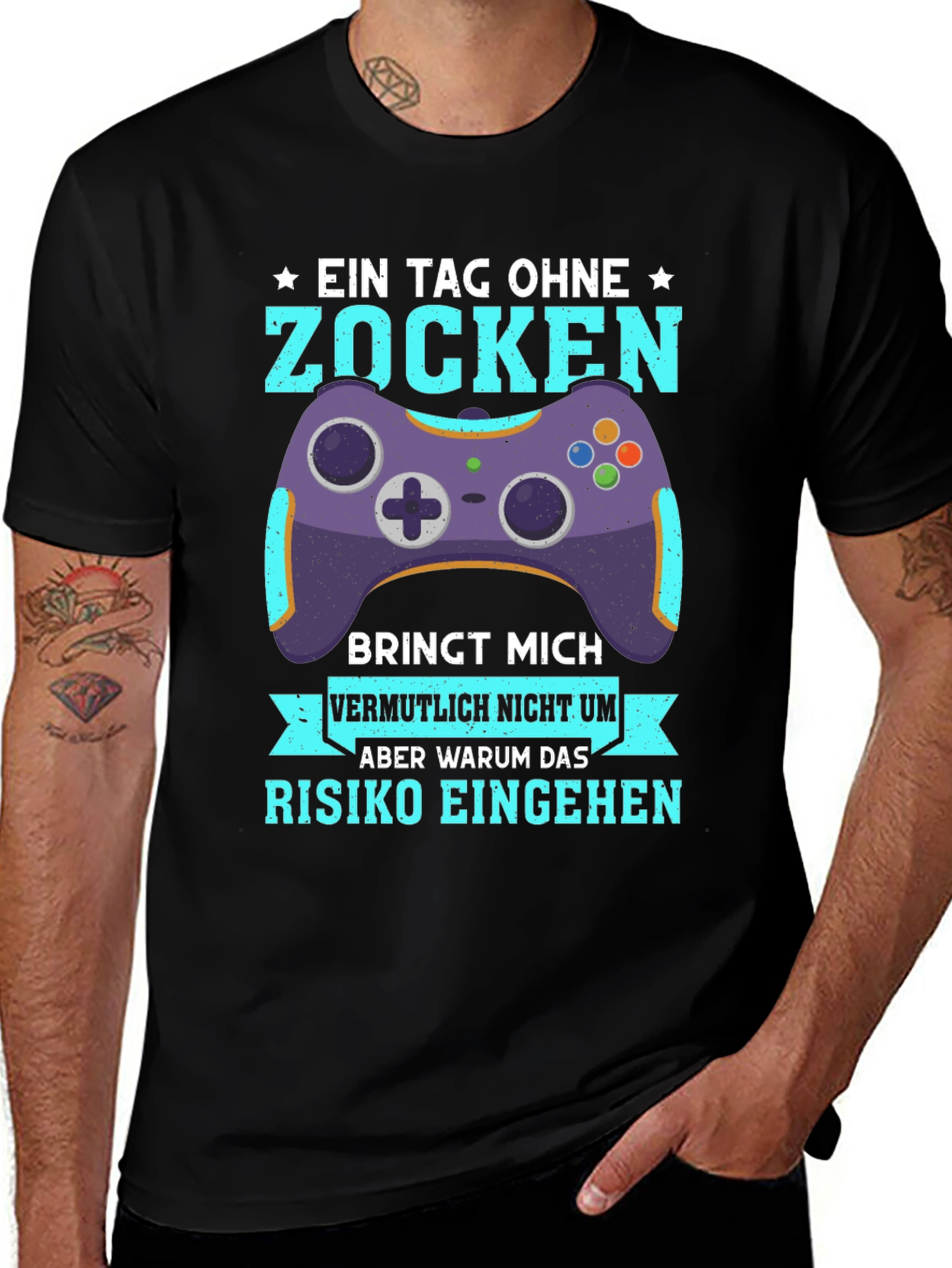 Variant 2 of Gamer T-Shirt: Ein Tag Ohne Zocken