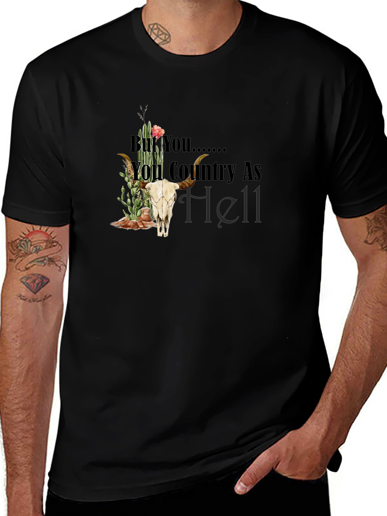 Country As Hell Graphic Tee