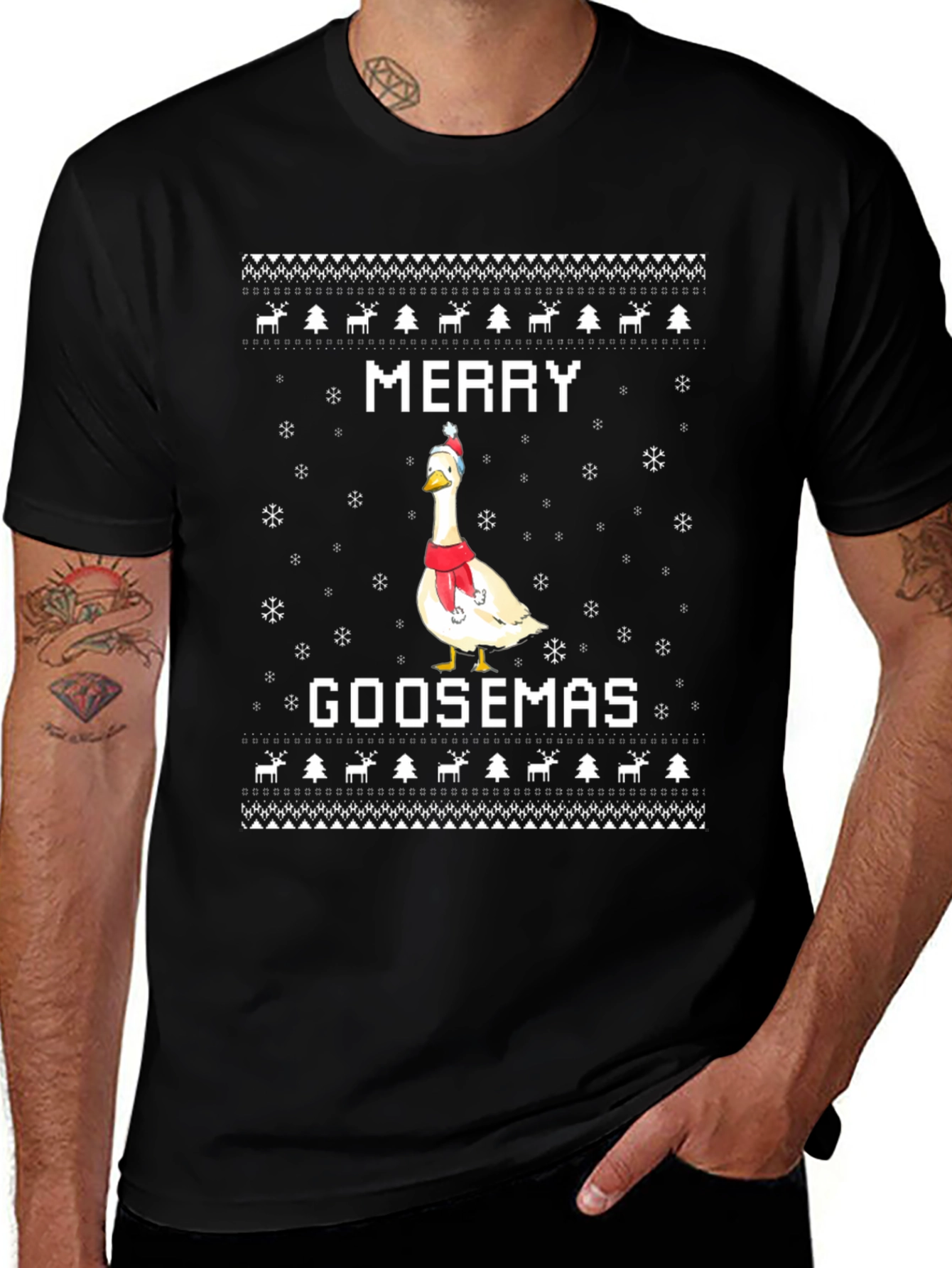 Merry Goosemas Holiday T-Shirt