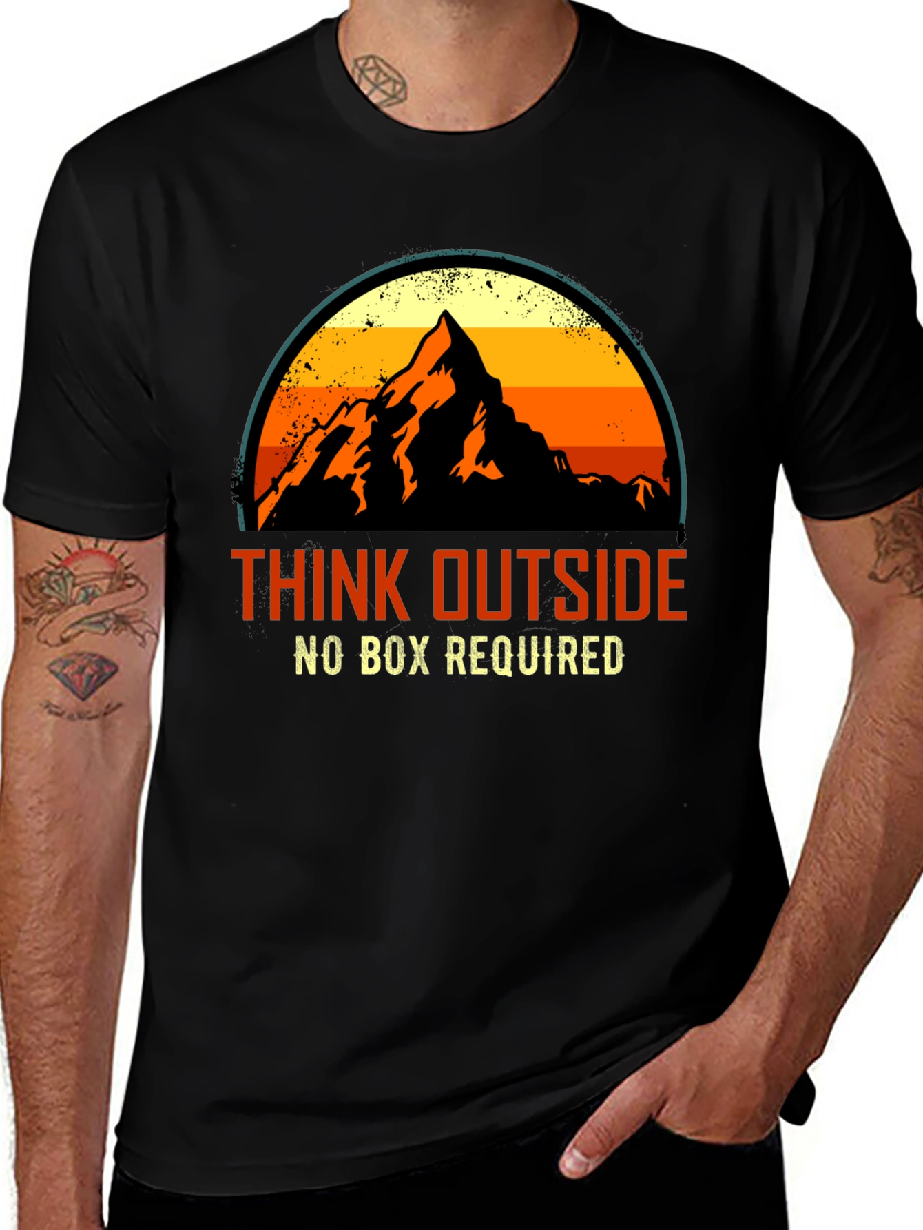 Variant 28 of Think Outside T-Shirt - Adventure Tee