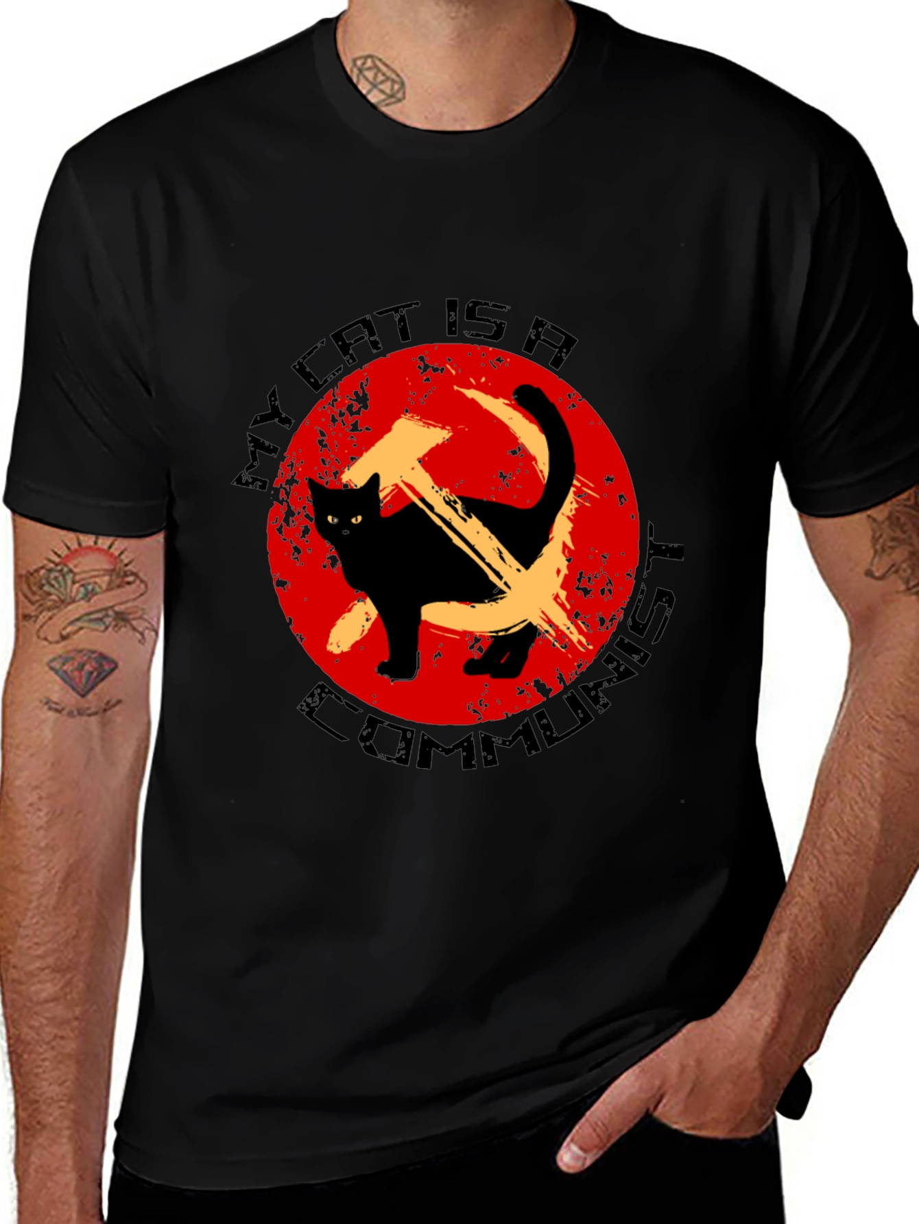 Variant 11 of My Cat is a Communist T-Shirt