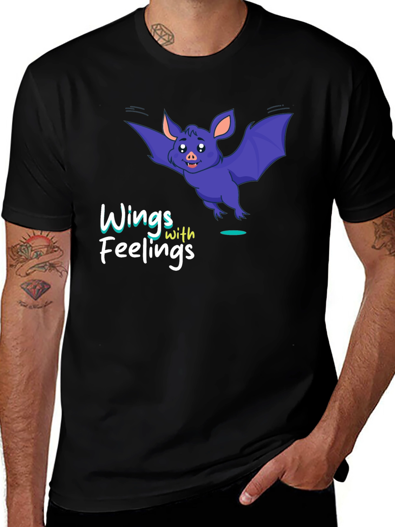 Variant 13 of Wings With Feelings Graphic Tee