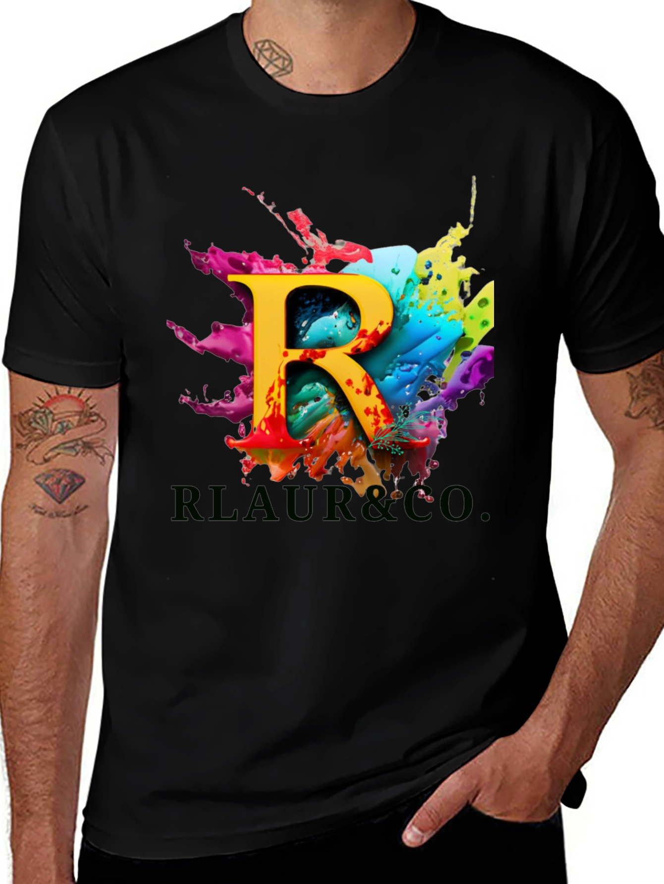 Abstract R Letter T-Shirt