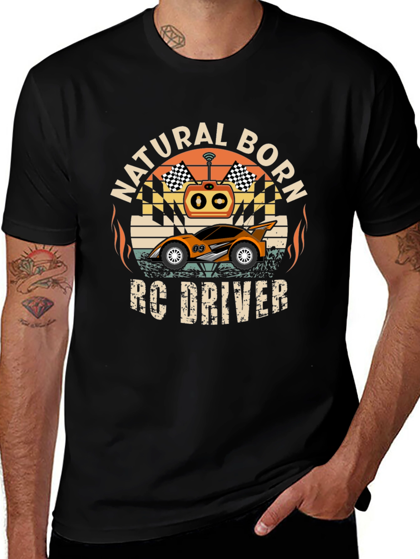 Variant 17 of Natural Born RC Driver T-Shirt
