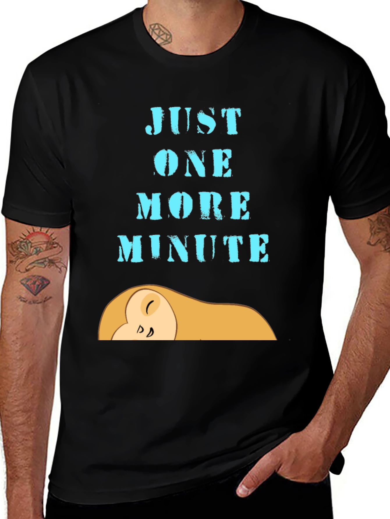 Variant 17 of Just One More Minute Graphic Tee - Soft Cotton Comfort