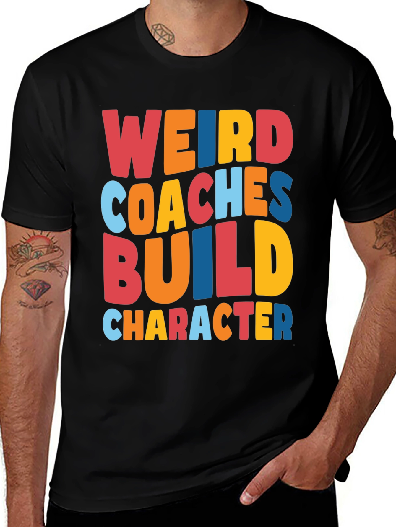 Variant 9 of Weird Coaches Build Character T-Shirt