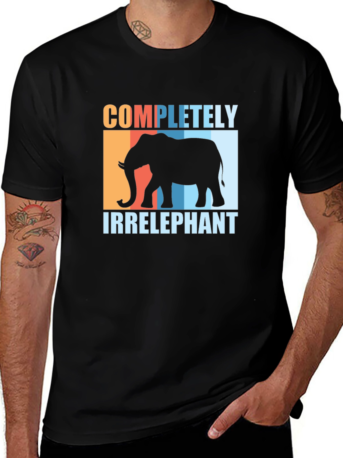 Variant 28 of Irrelephant T-Shirt - Funny Elephant Graphic Tee