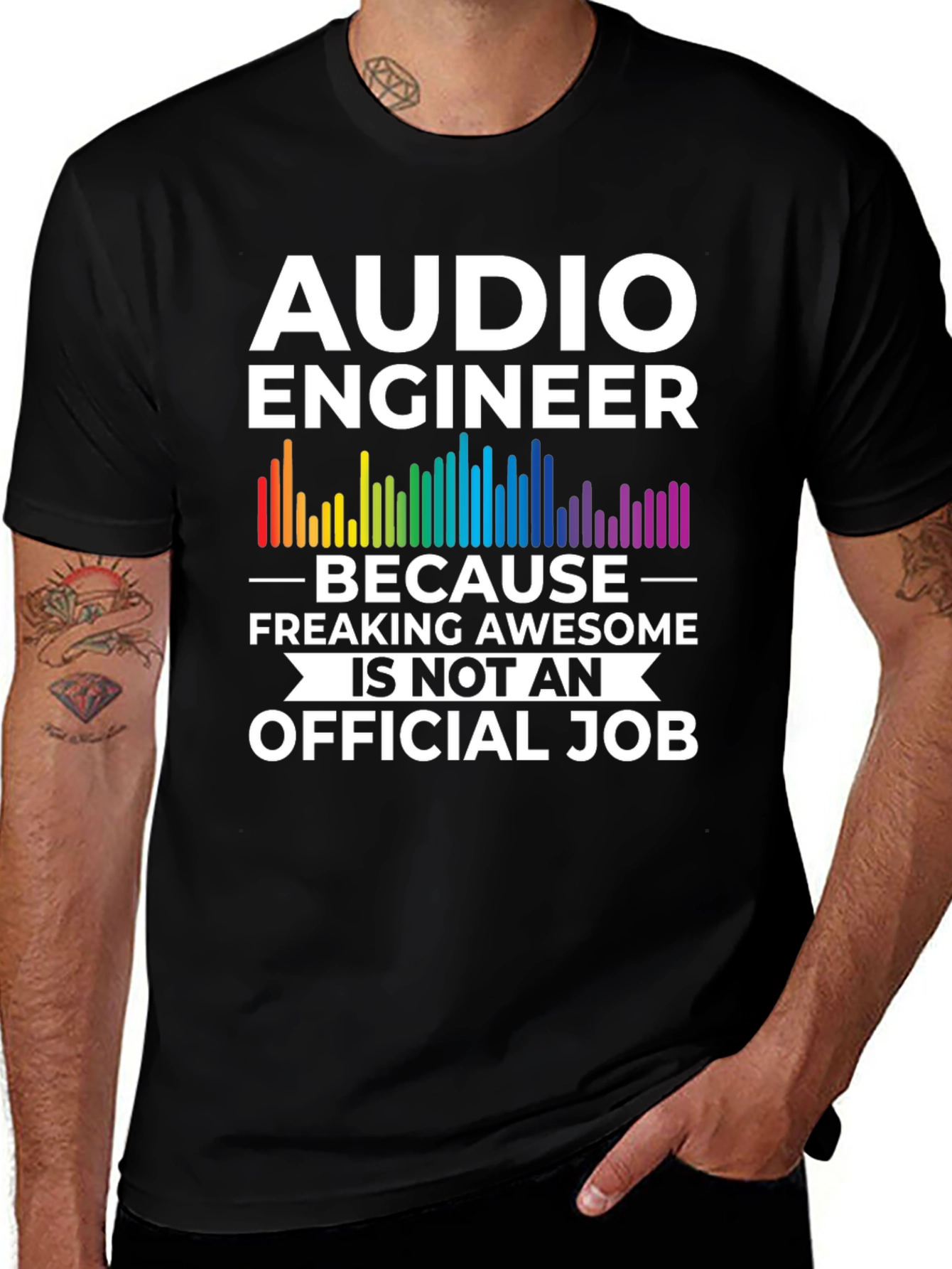 Variant 29 of Audio Engineer Funny T-Shirt - Awesome Job