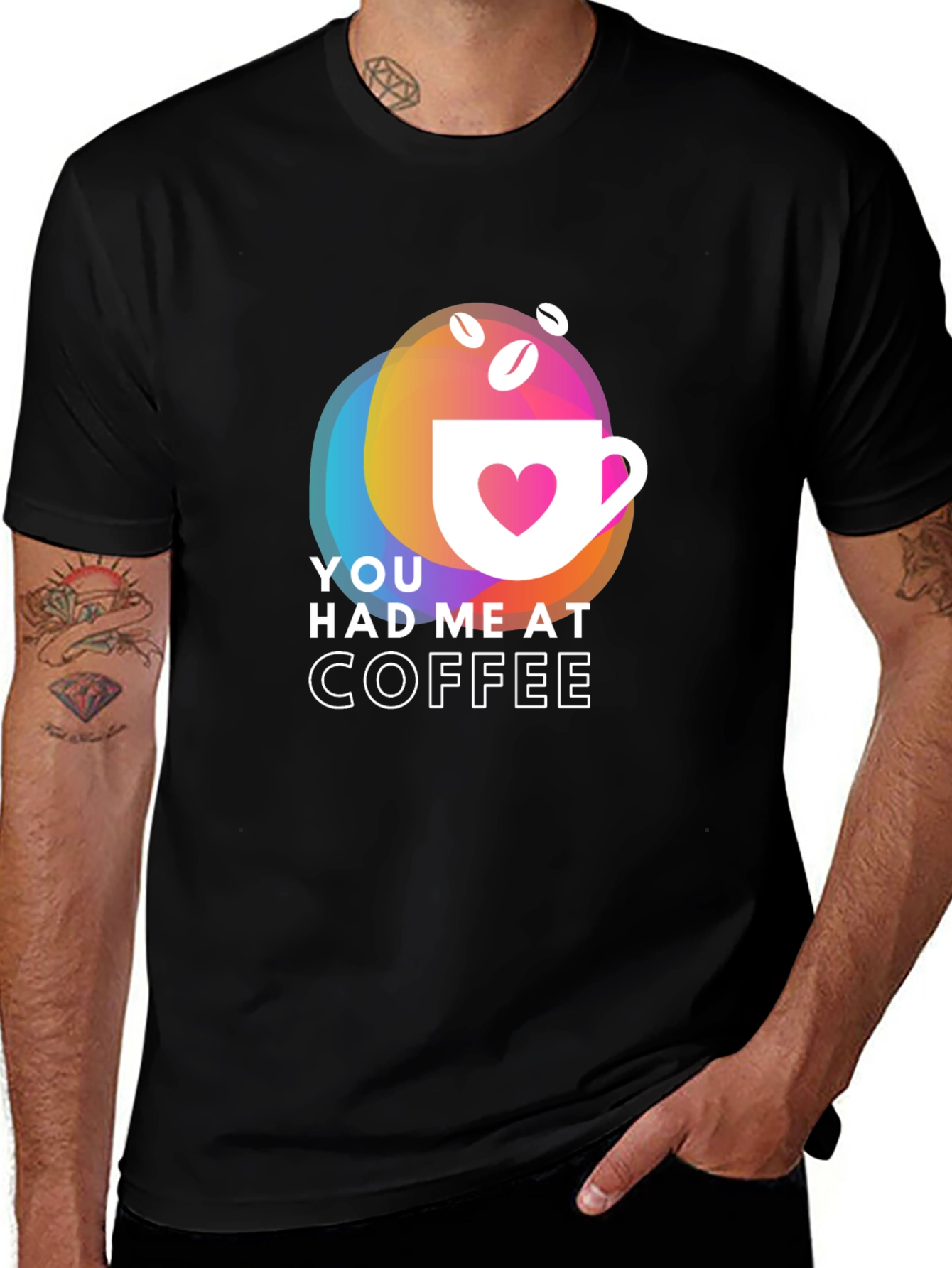 Variant 3 of You Had Me At Coffee Graphic T-Shirt