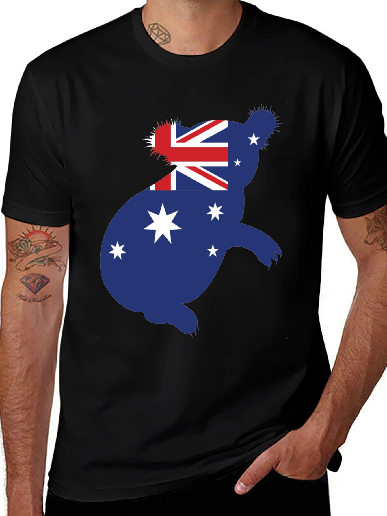Australia Koala Flag Graphic T-Shirt