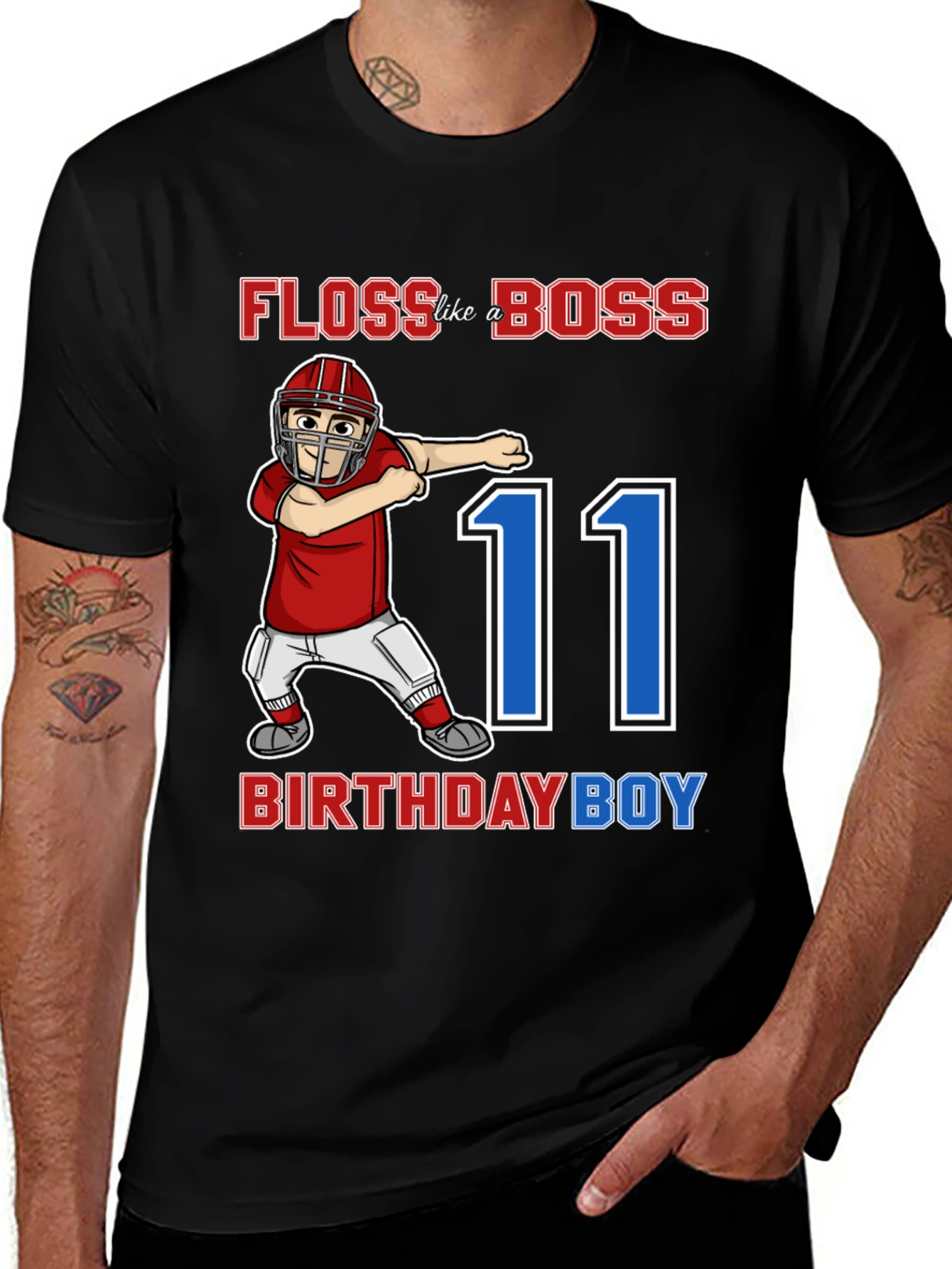 Variant 19 of Floss Like a Boss Birthday Boy T-Shirt