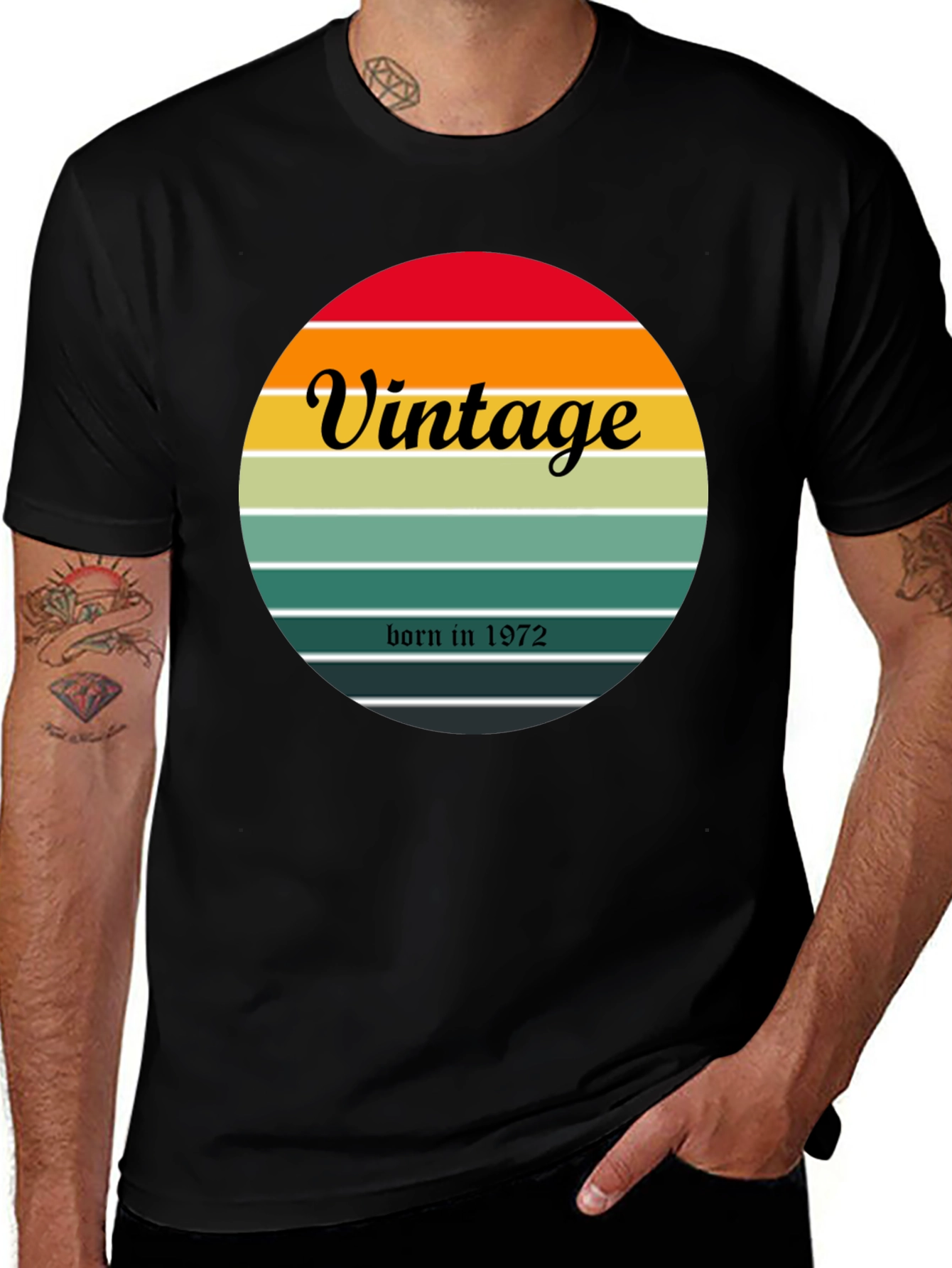 Variant 22 of Vintage Born in 1972 T-Shirt