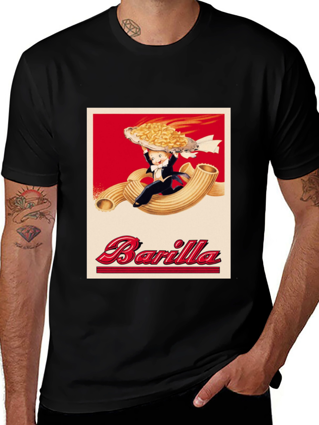 Barilla Pasta T-Shirt - Novelty Graphic Tee