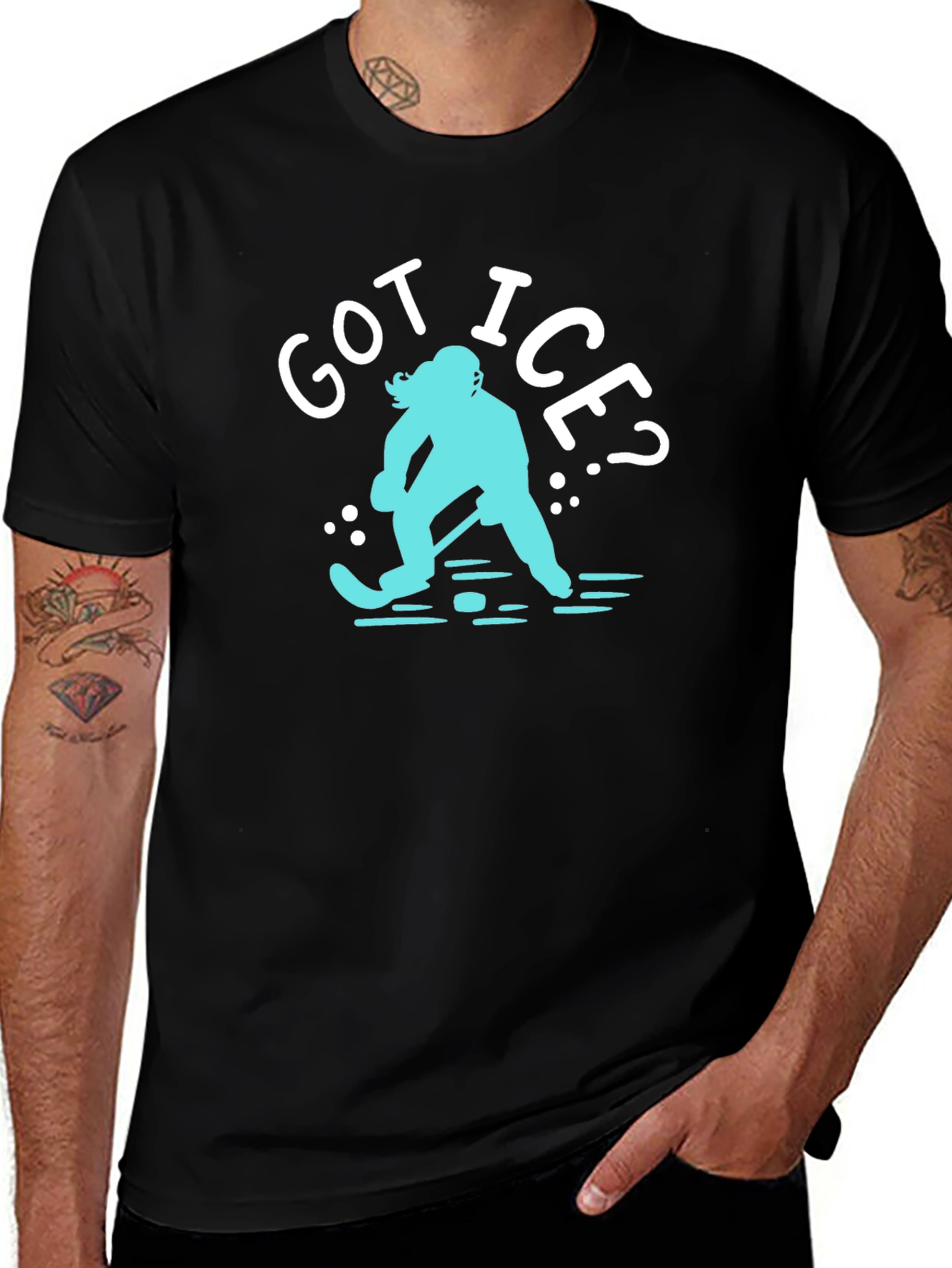 Variant 13 of Got Ice? Hockey Graphic T-Shirt