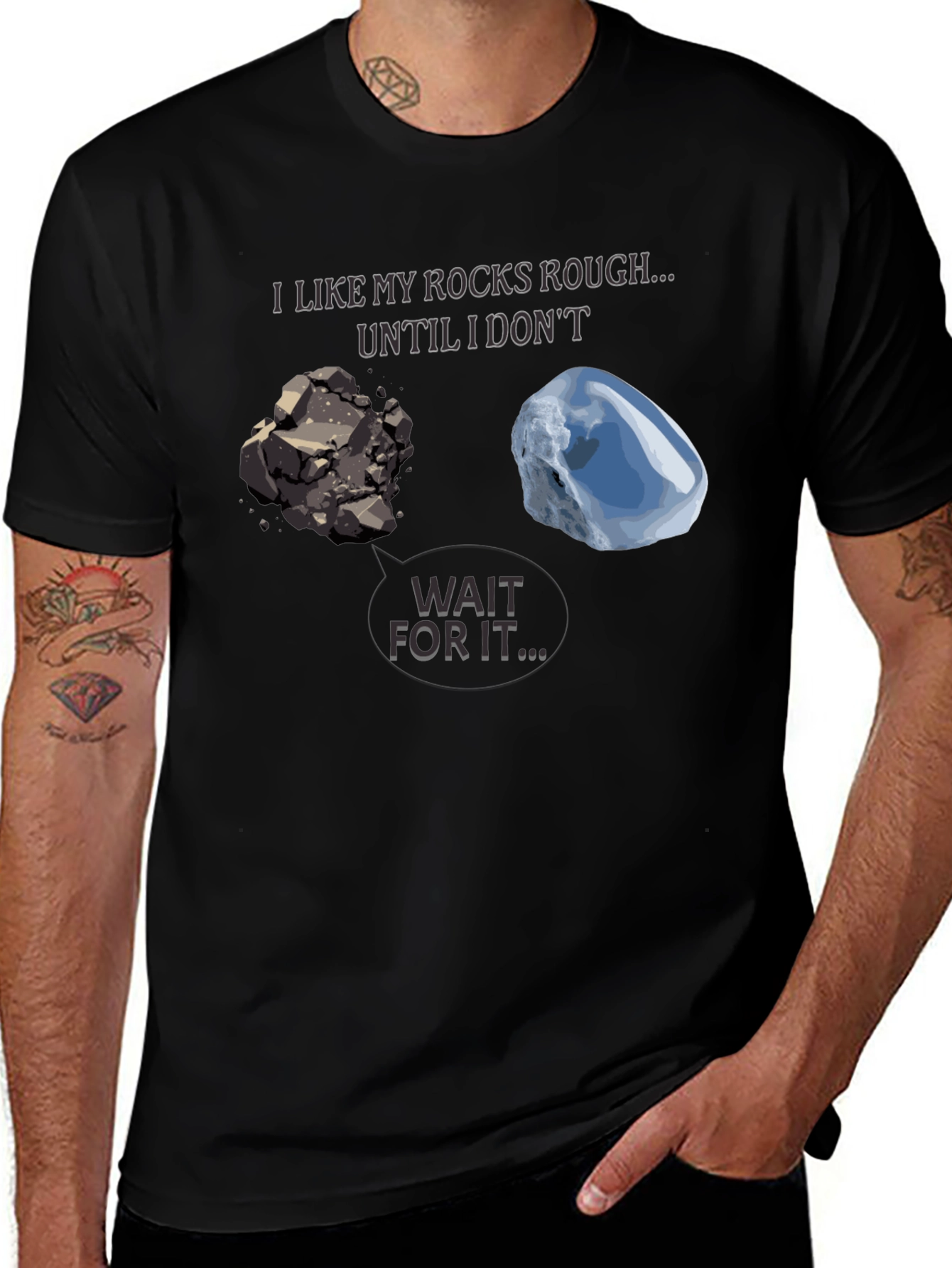 Variant 24 of Rough Rocks to Diamond T-Shirt