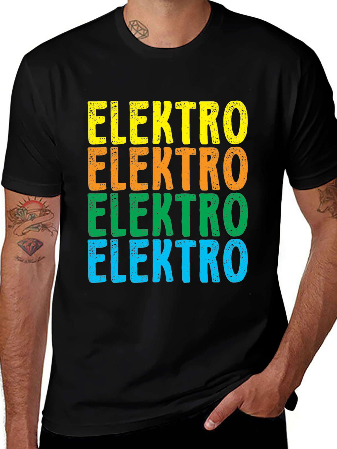 Variant 25 of Elektro Graphic Tee - Retro Style