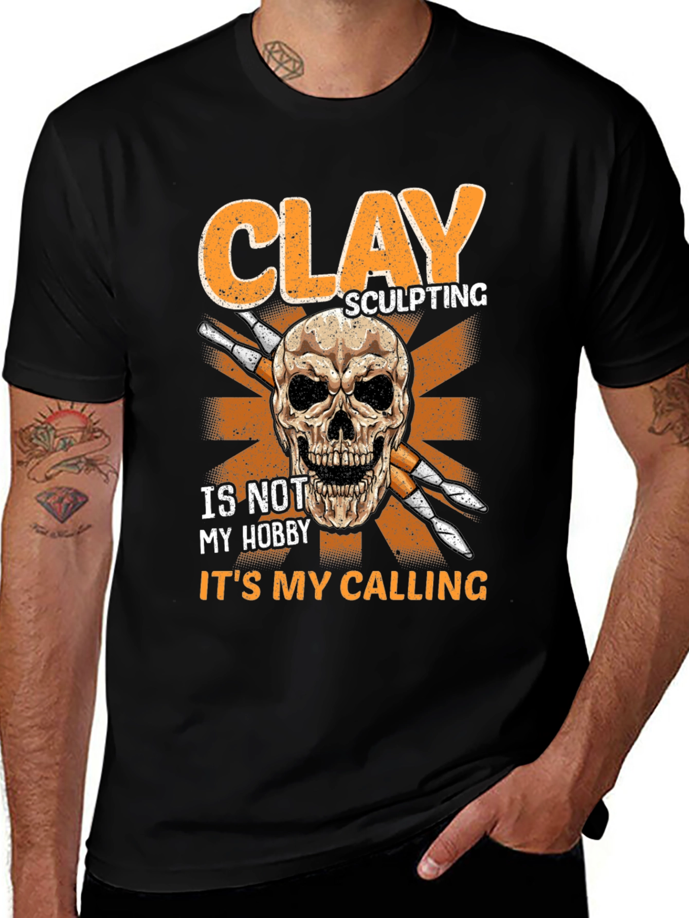 Variant 7 of Clay Sculpting Calling T-Shirt