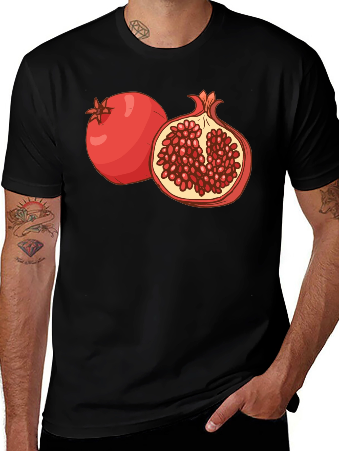 Variant 29 of Pomegranate Graphic Print T-Shirt