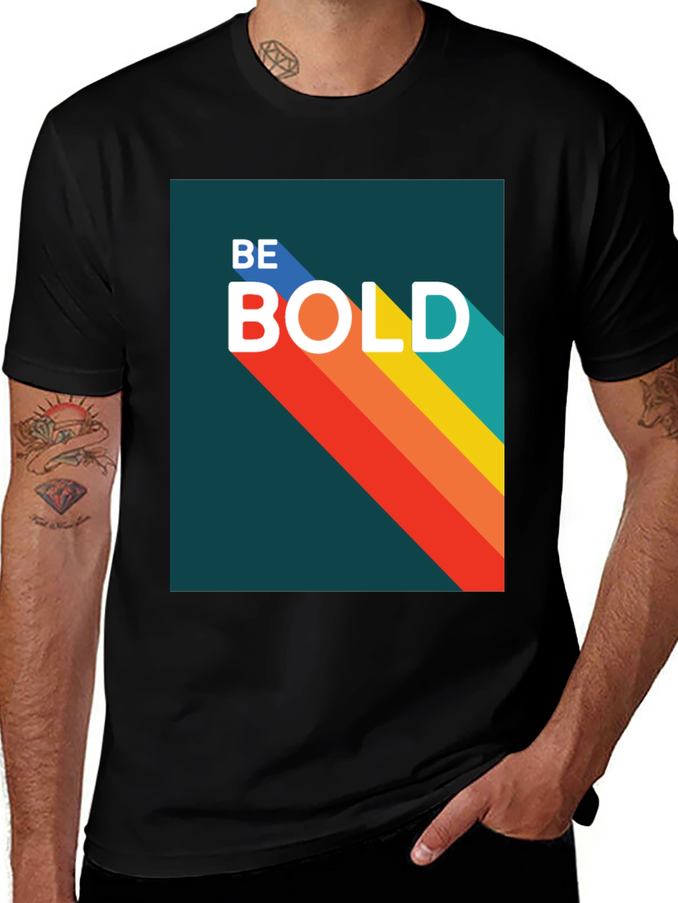 Variant 19 of Be Bold Graphic Tee - Retro Style