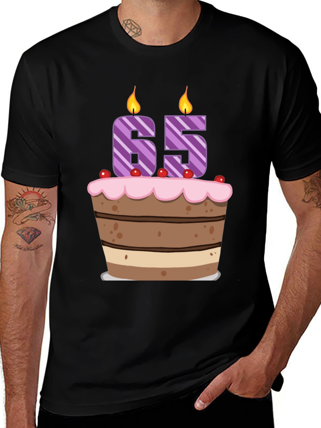 Variant 16 of 65th Birthday Cake T-Shirt