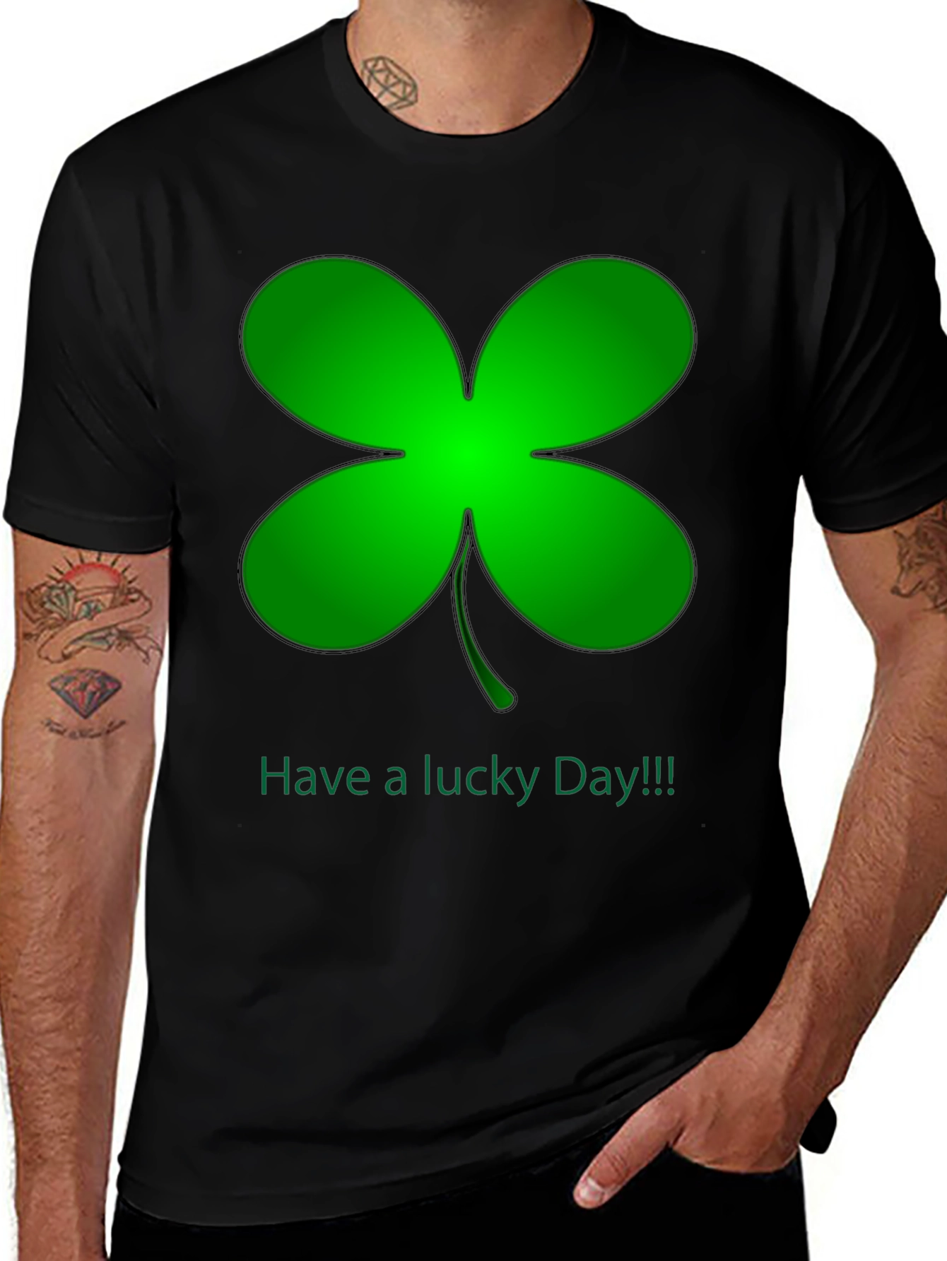 Lucky Day Clover T-Shirt - St. Patrick's Day Tee