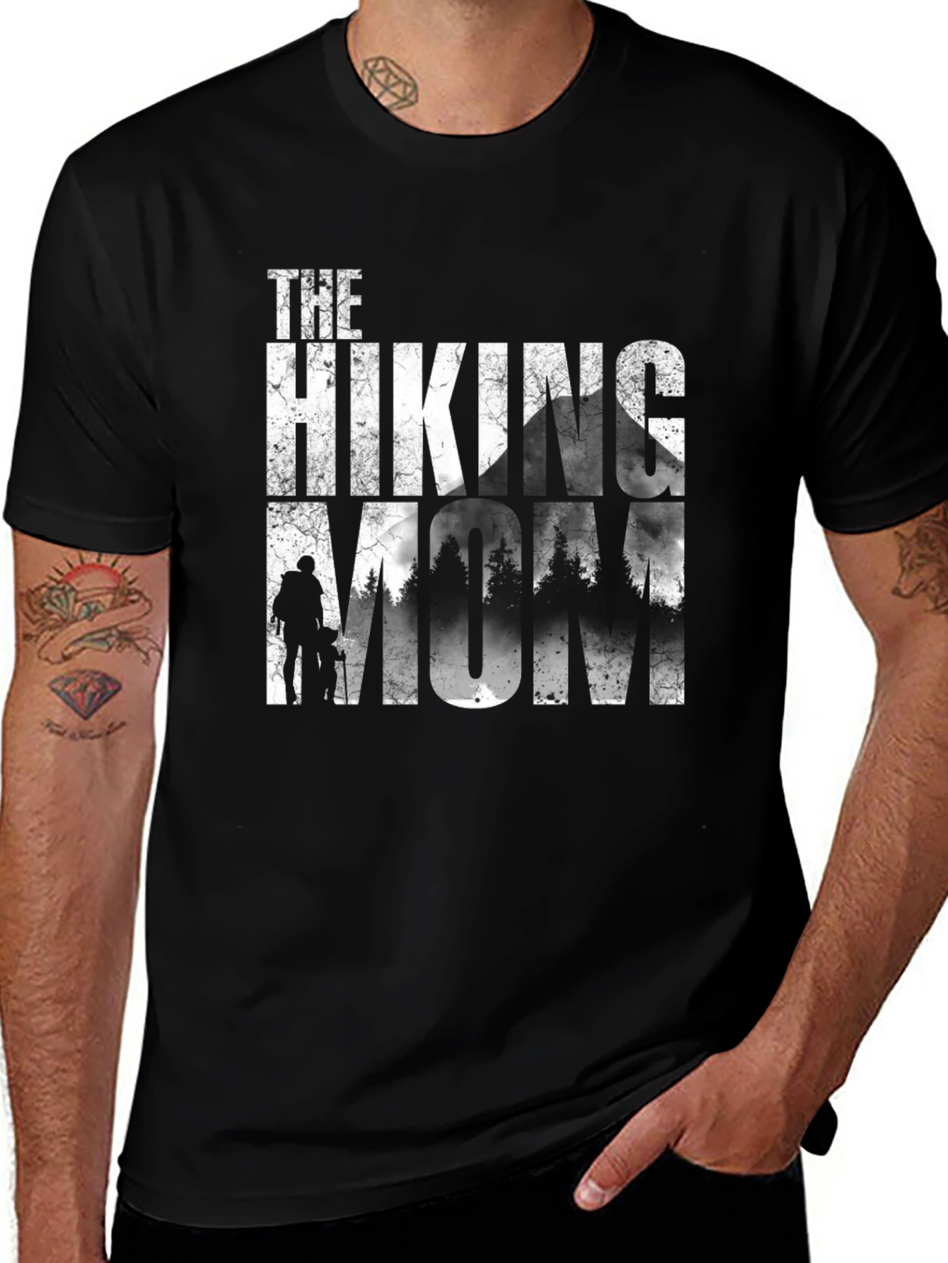 Variant 29 of The Hiking Mom Graphic T-Shirt - Adventure Apparel
