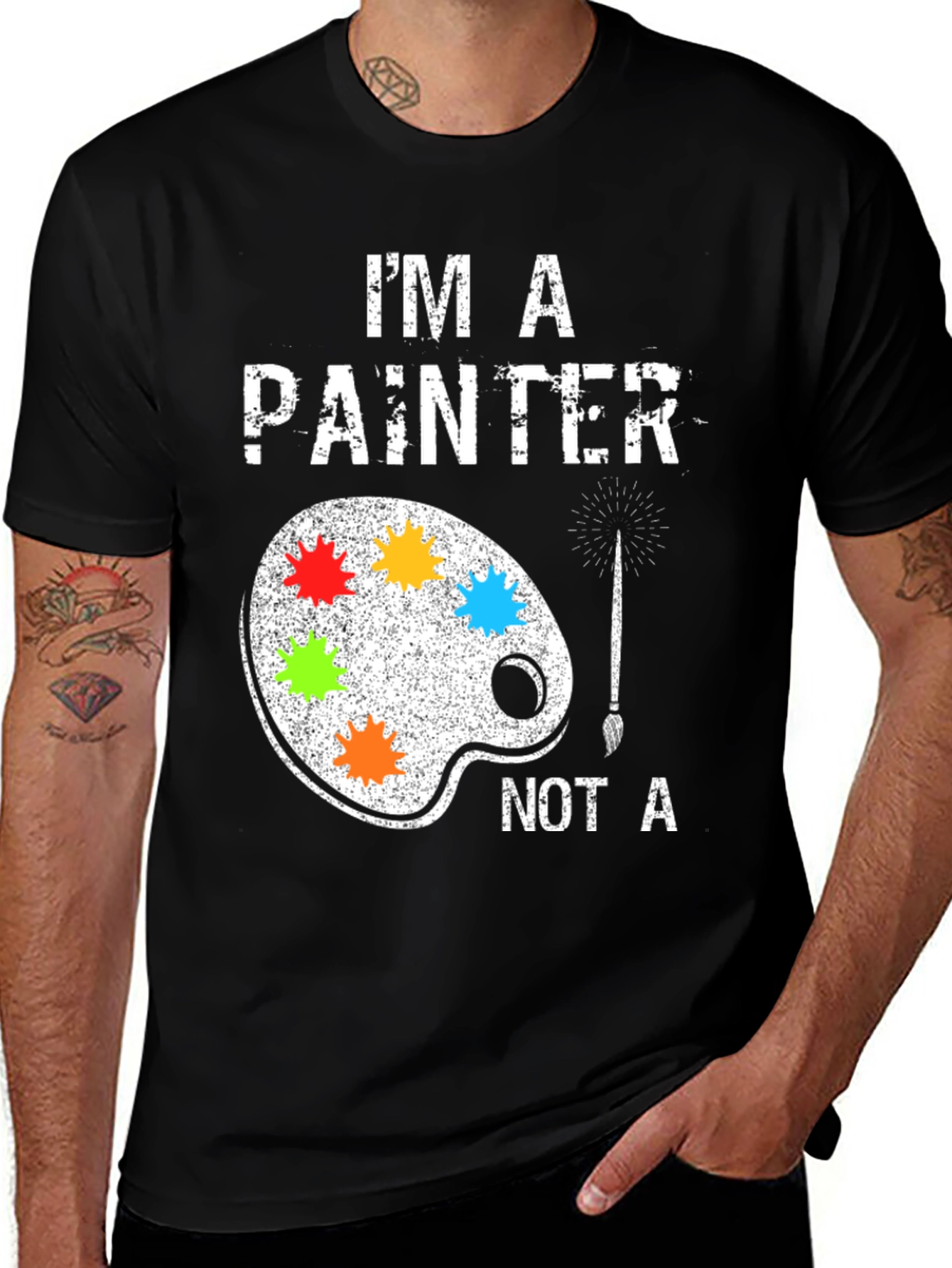 Variant 16 of I'm a Painter T-Shirt - Artistic Humor Tee