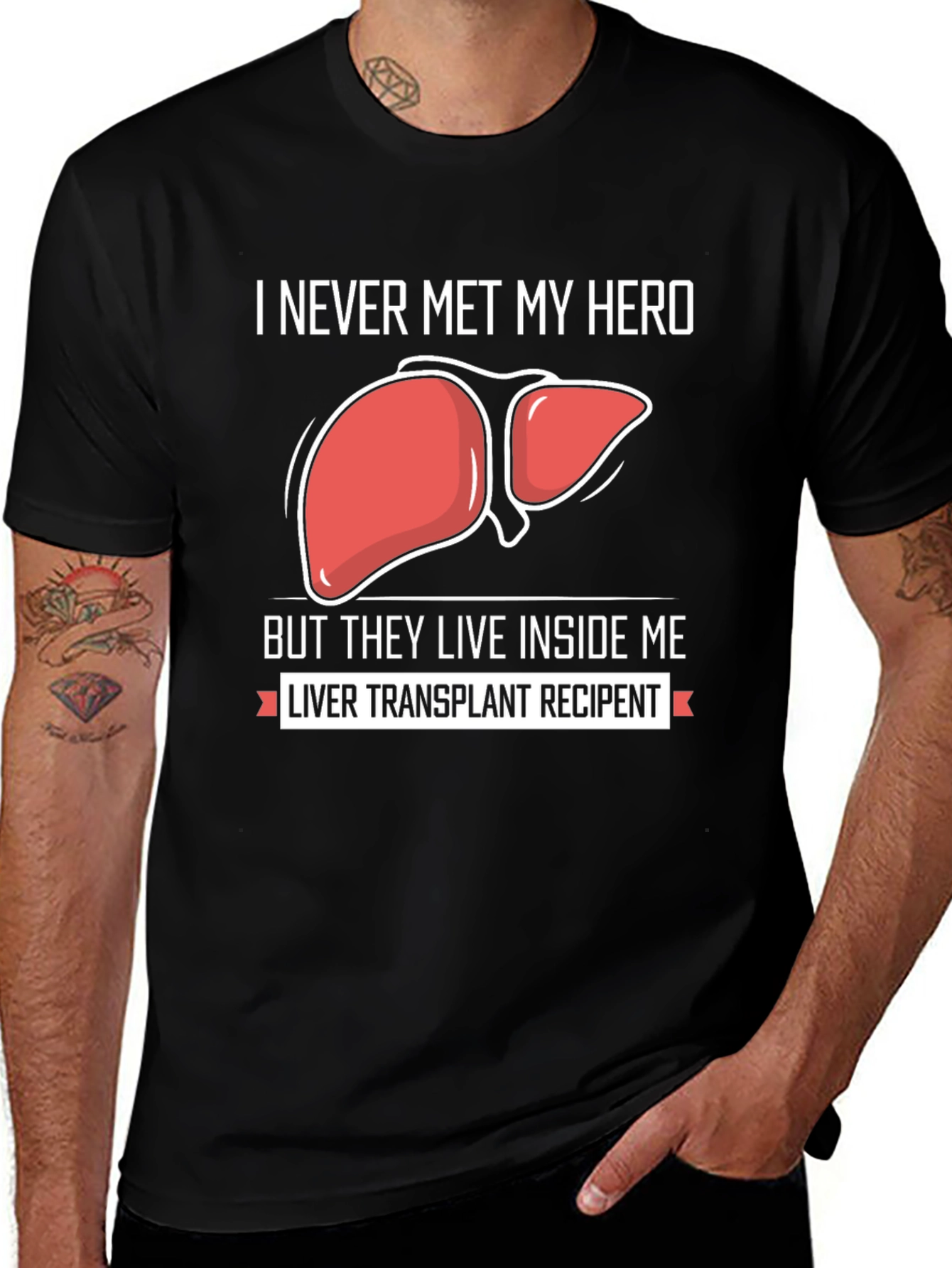 Liver Transplant Recipient Graphic T-Shirt