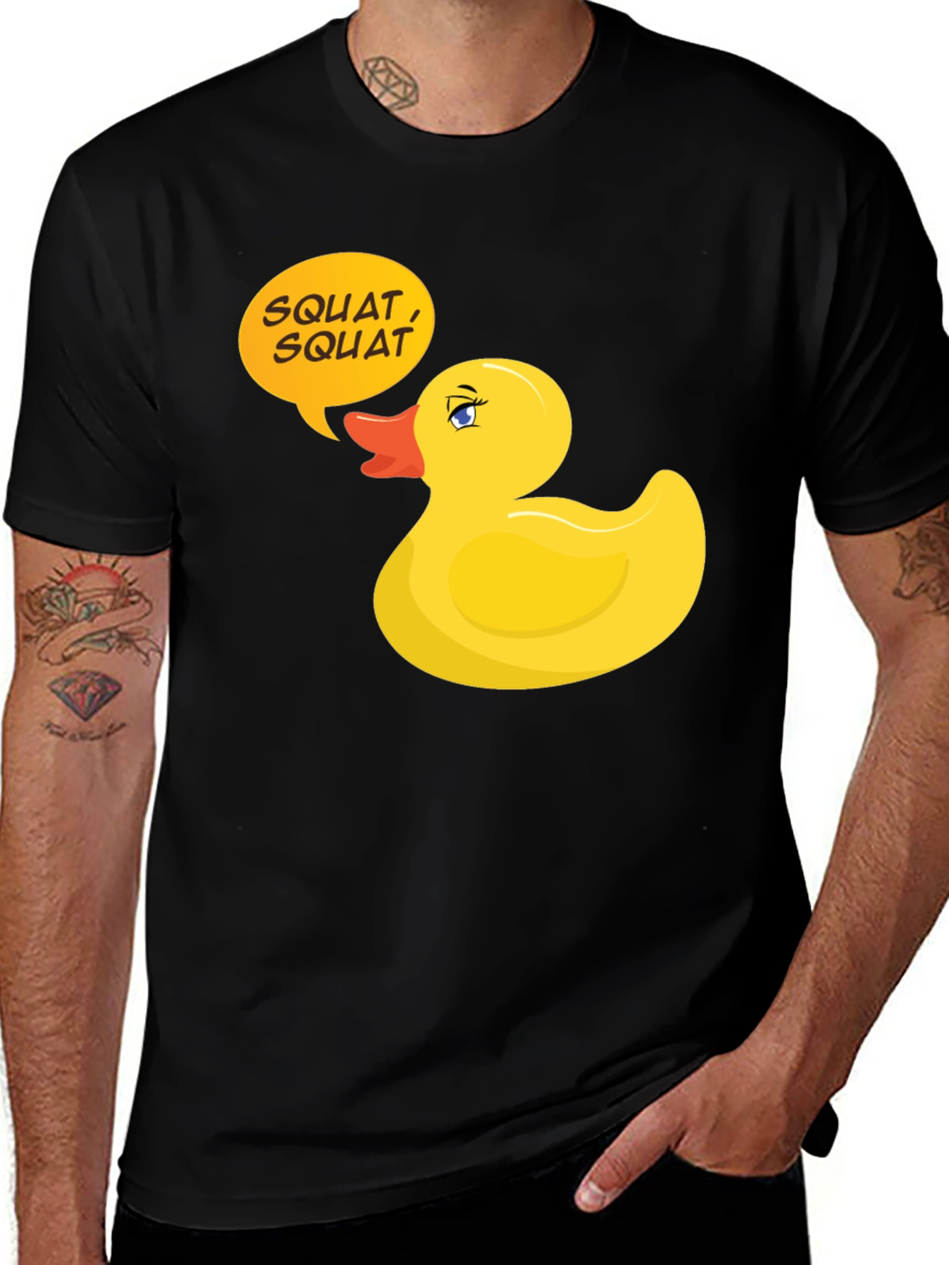 Variant 15 of Squat Duck Graphic Tee
