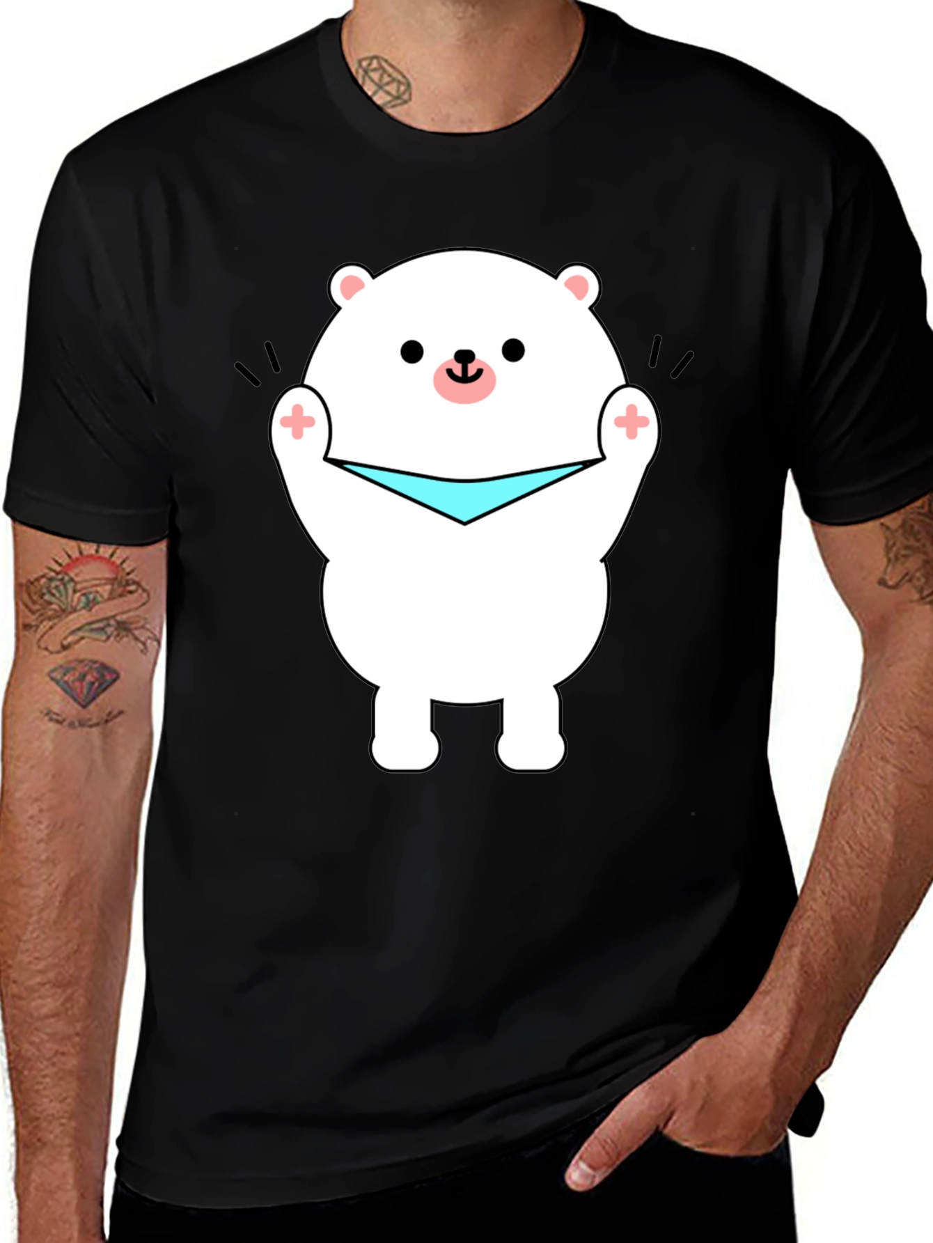 Variant 23 of Cute Kawaii Polar Bear T-Shirt