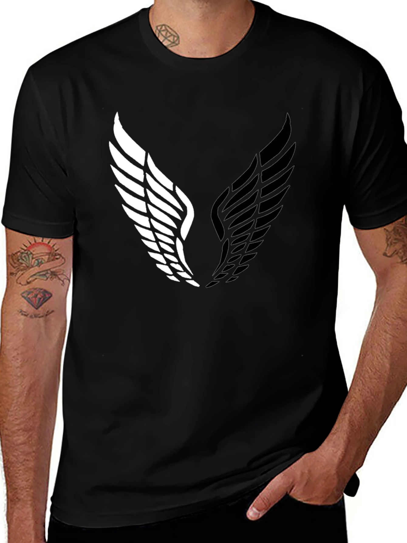 Variant 29 of Black Winged T-Shirt