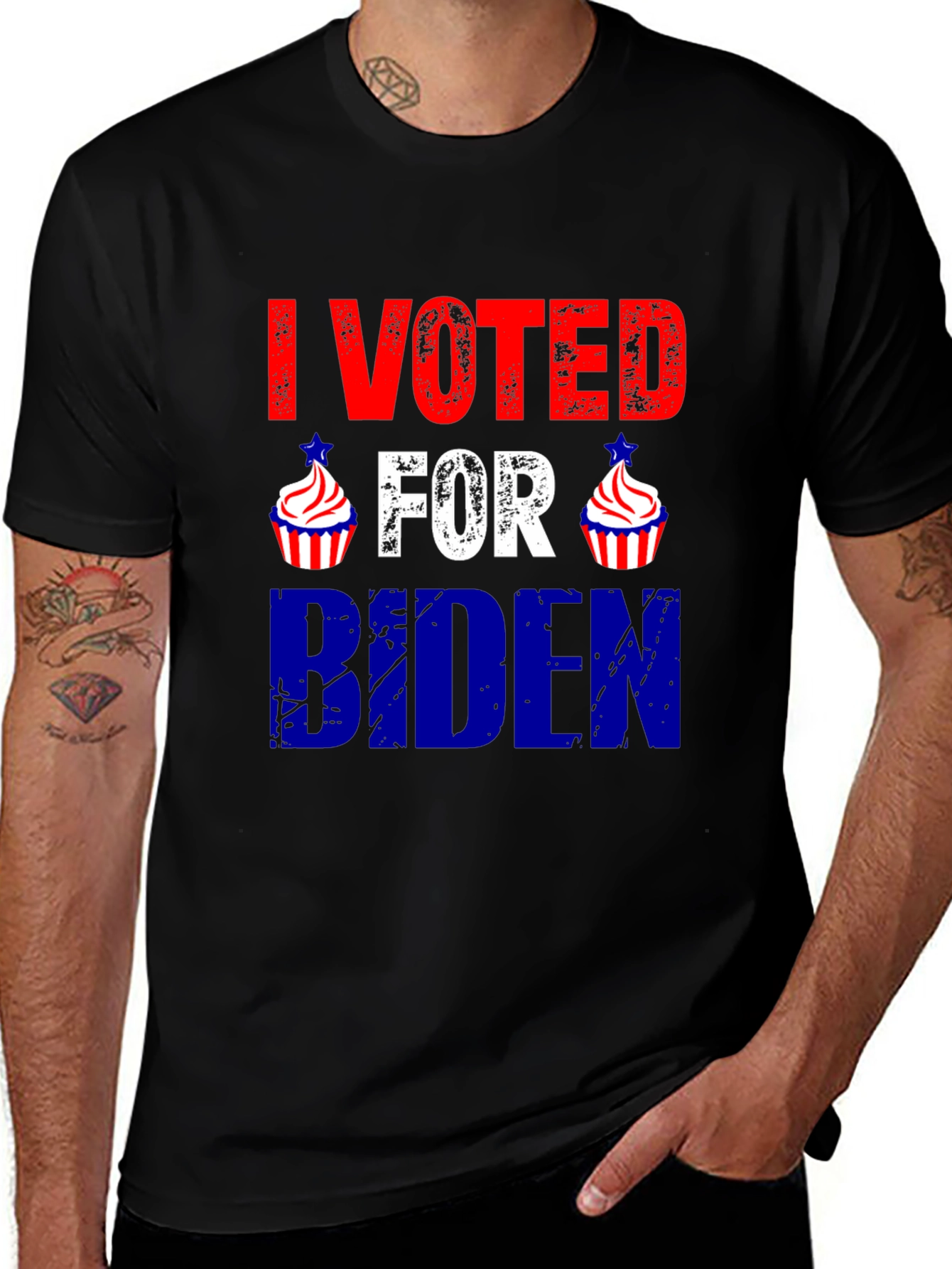 Variant 5 of I Voted For Biden Patriotic T-Shirt