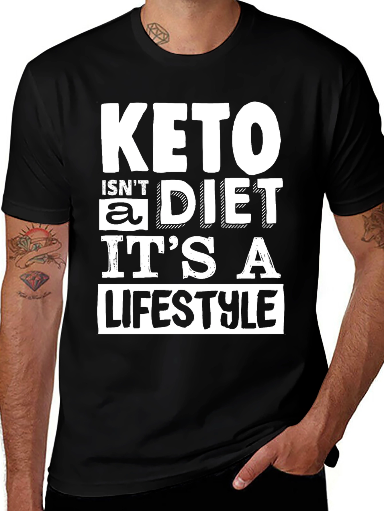 Variant 17 of Keto Lifestyle T-Shirt: Keto Isn't a Diet